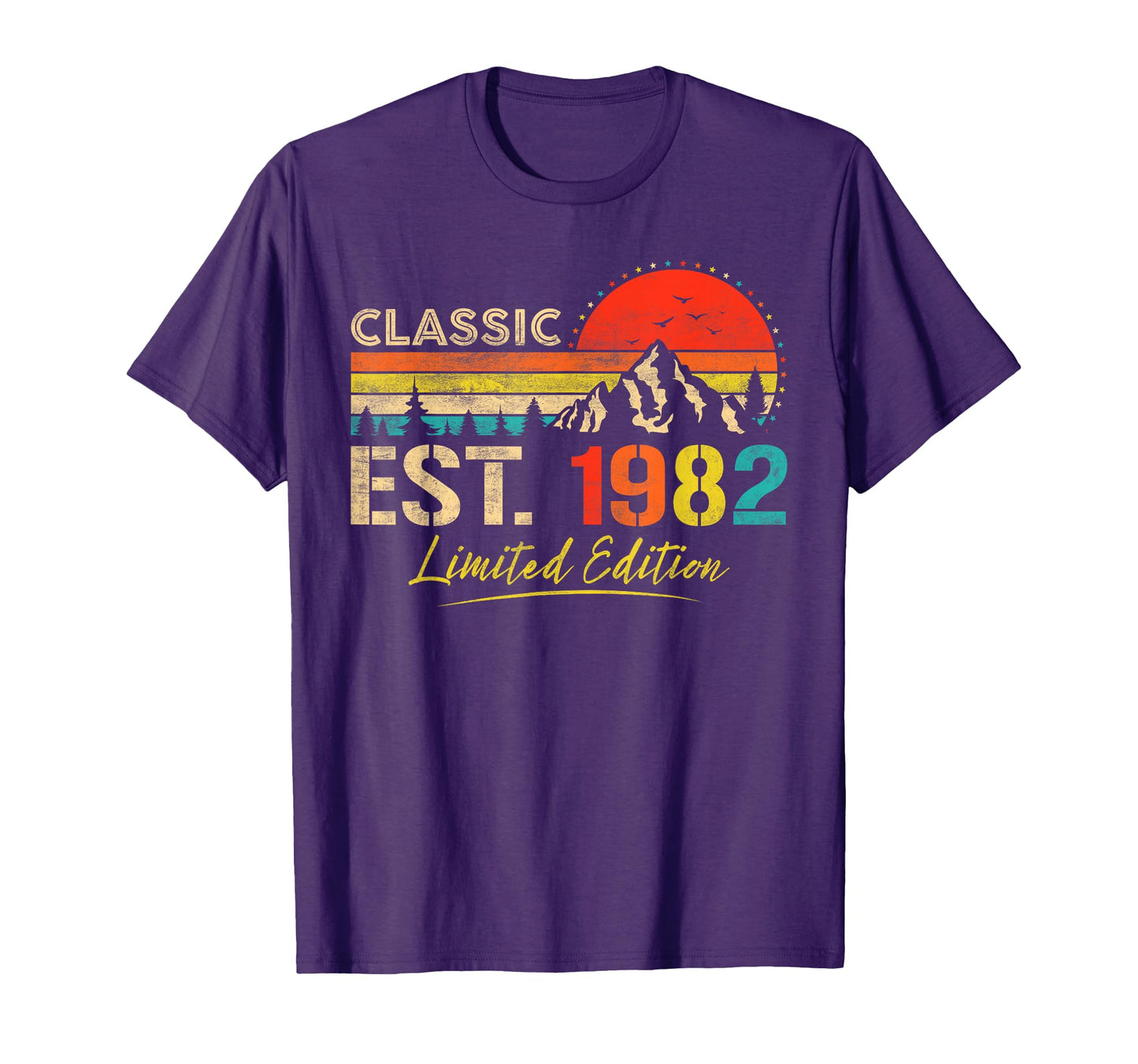 Est 1982 Birthday T-Shirt - Graphic Print for Adults - T-Shirt, Sweatshirt, Hoodie