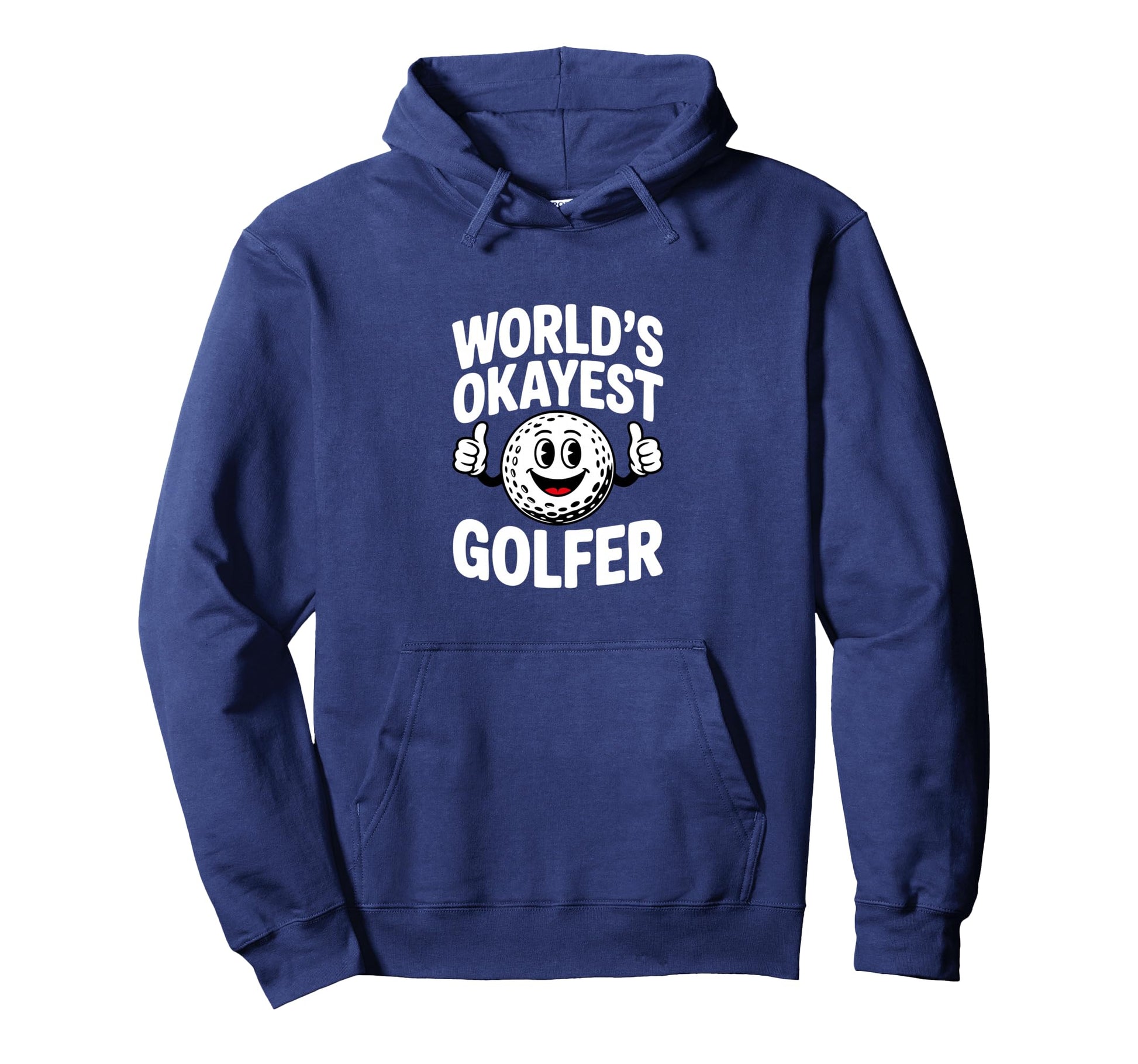 Worlds Okayest Golfer Ball Sunglasses Hoodie - Streetwear Style for Adults - T-Shirt, Sweatshirt, Hoodie