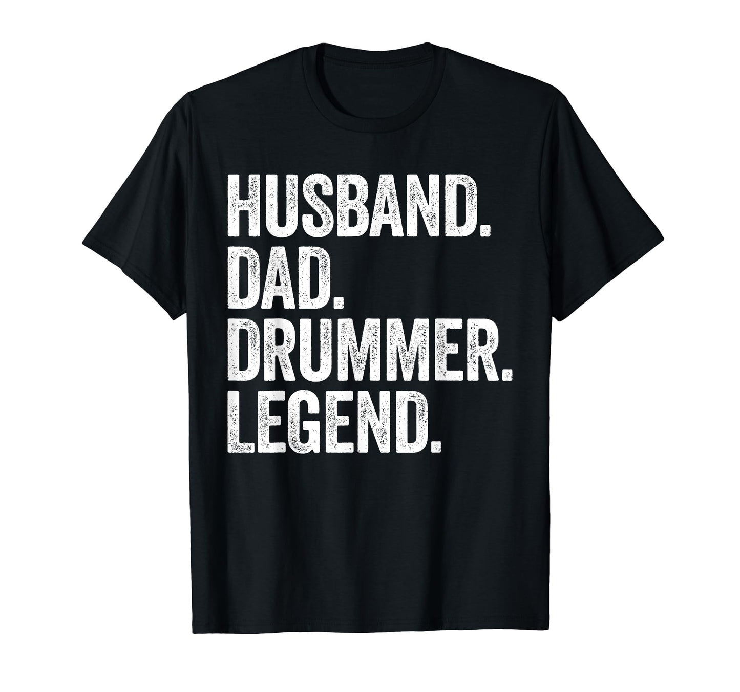Husband Dad Drummer Funny Drum T-Shirt - Minimalist Print for Adults - T-Shirt, Sweatshirt, Hoodie
