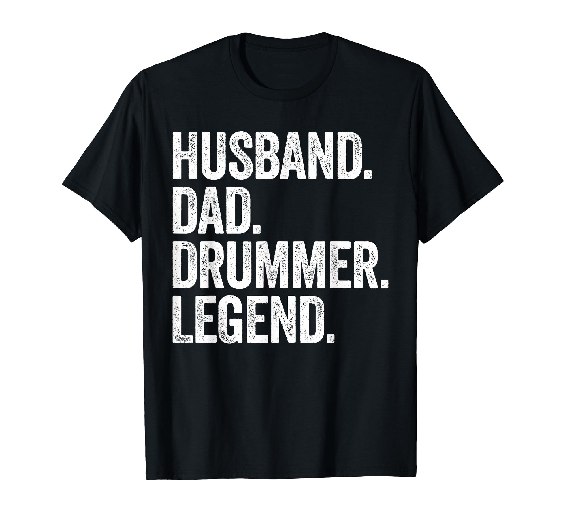 Husband Dad Drummer Funny Drum T-Shirt - Minimalist Print for Adults - T-Shirt, Sweatshirt, Hoodie