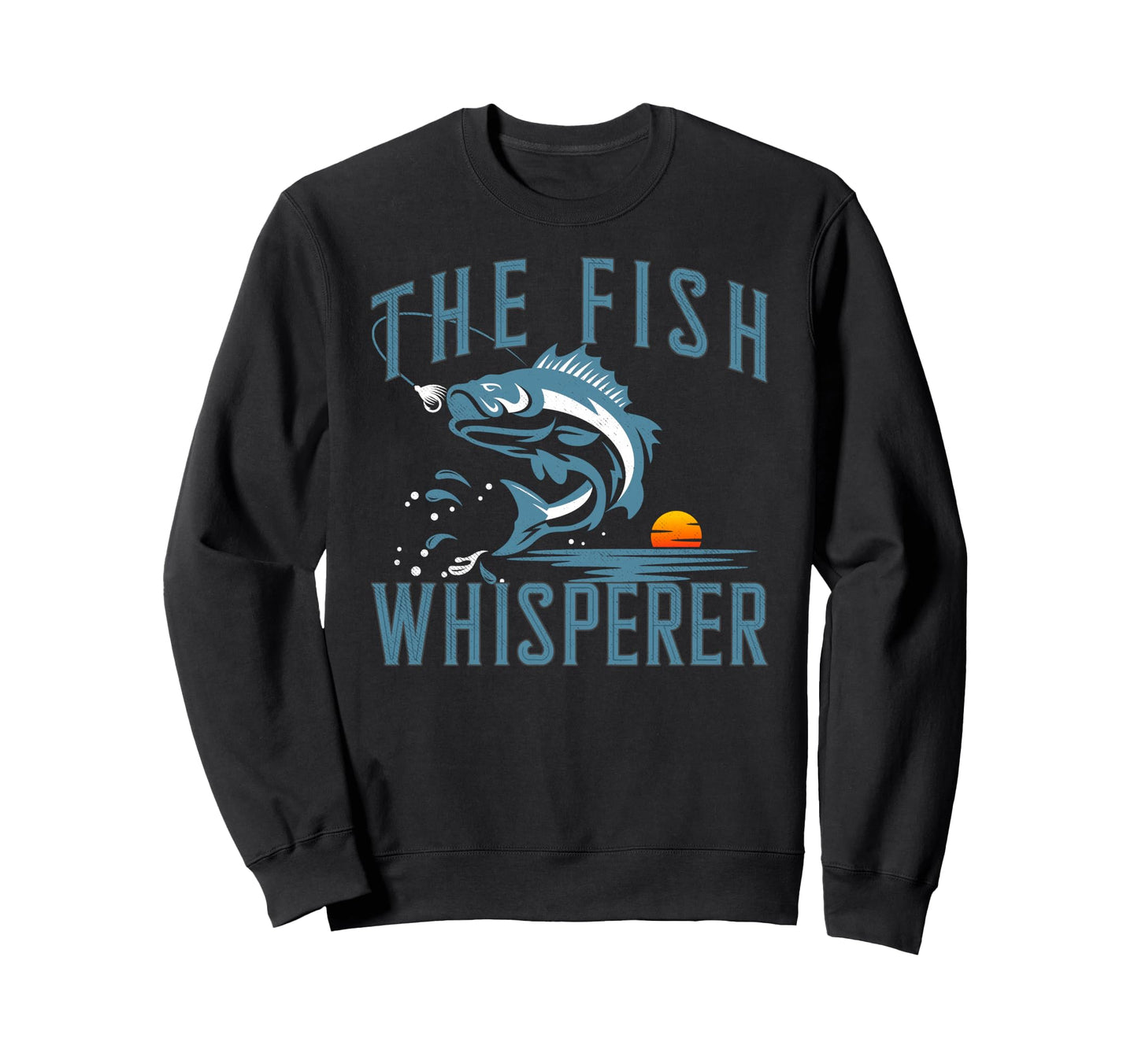 Fish Whisperer Fisherman Fish Fan Sweatshirt - Minimalist Print for Adults - T-Shirt, Sweatshirt, Hoodie