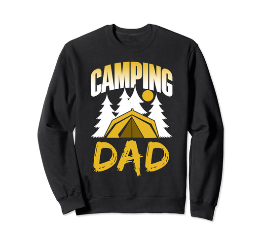 Camping Dad Campsite Campfire Sweatshirt - Trendy Graphic for Adults - T-Shirt, Sweatshirt, Hoodie