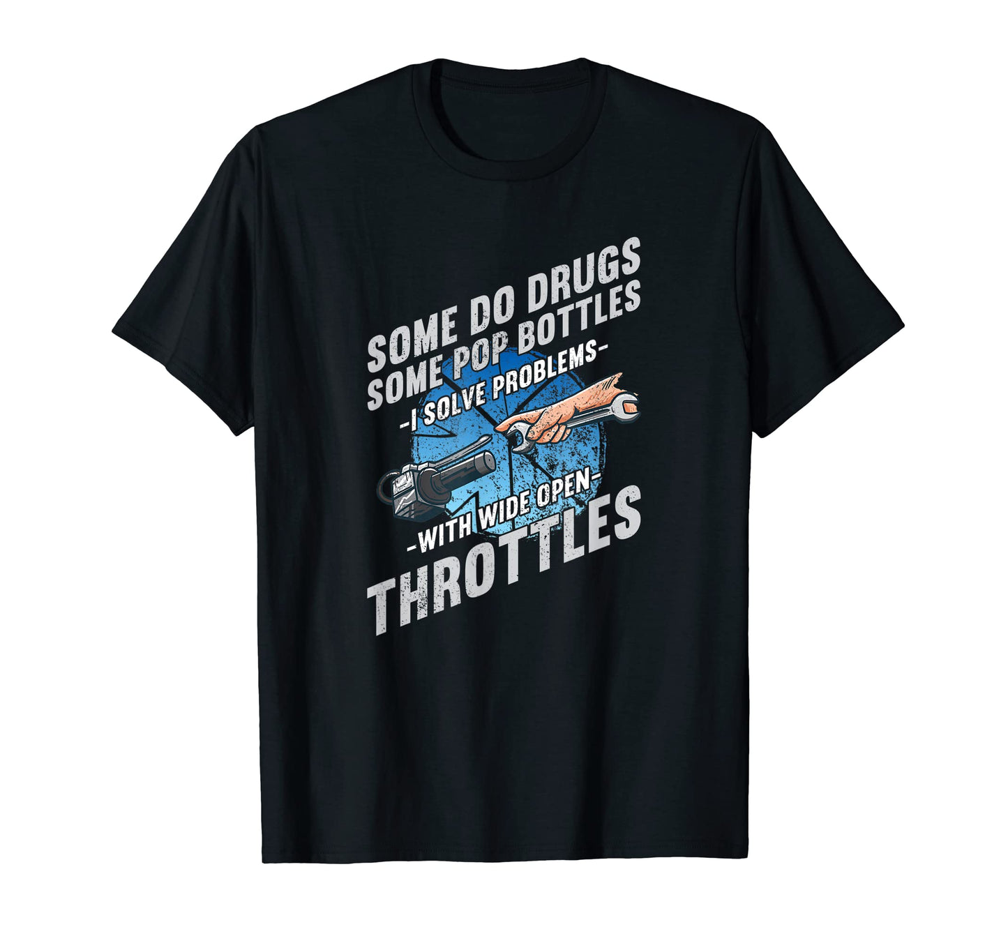 Mechanics Wide Open Throttles Motorbike Hoodie - Custom Art Print Men Women - T-Shirt, Sweatshirt, Hoodie