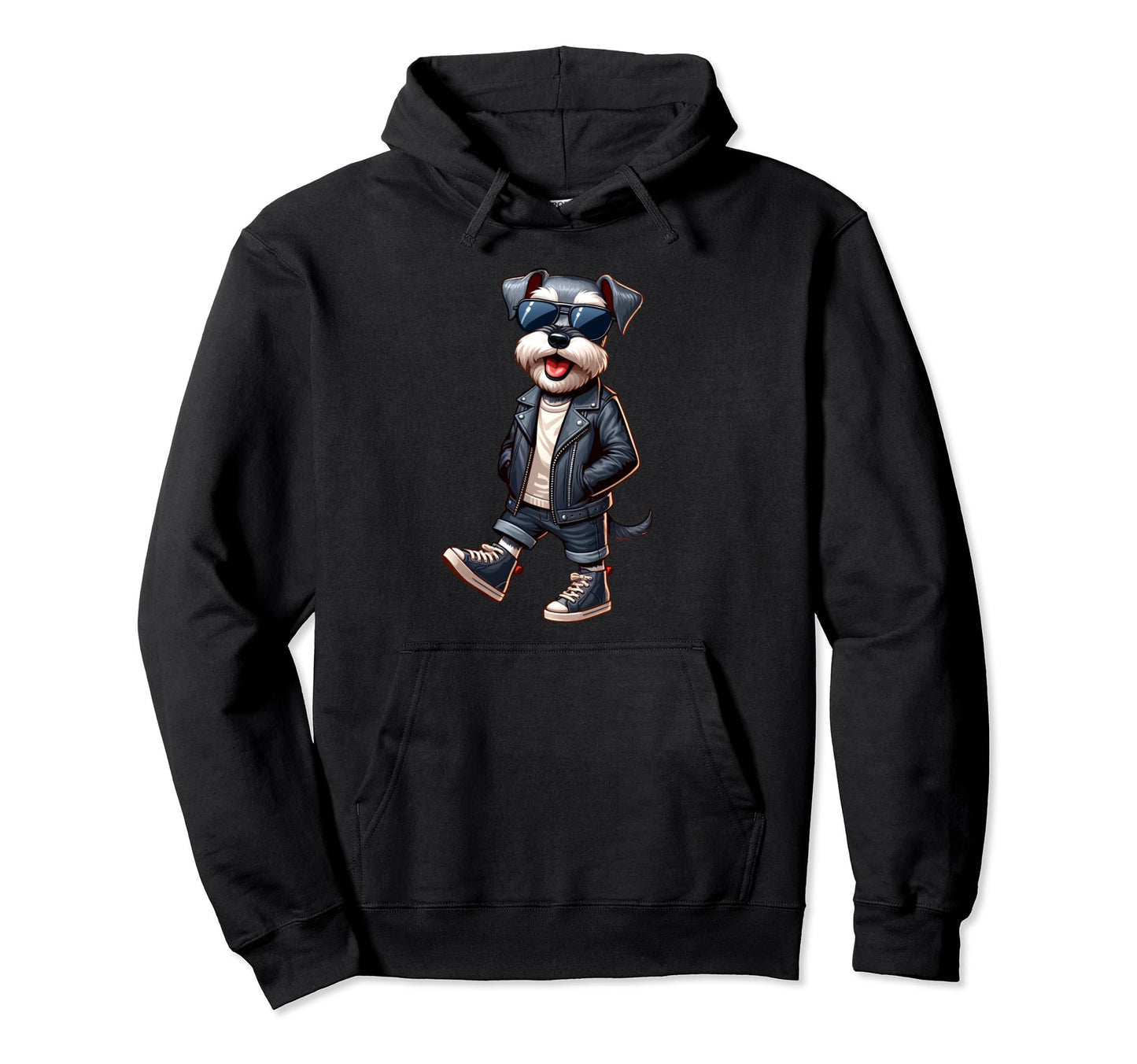 Miniature Schnauzer Dog Jacket Outfit Dog Hoodie - Streetwear Style Unisex - T-Shirt, Sweatshirt, Hoodie