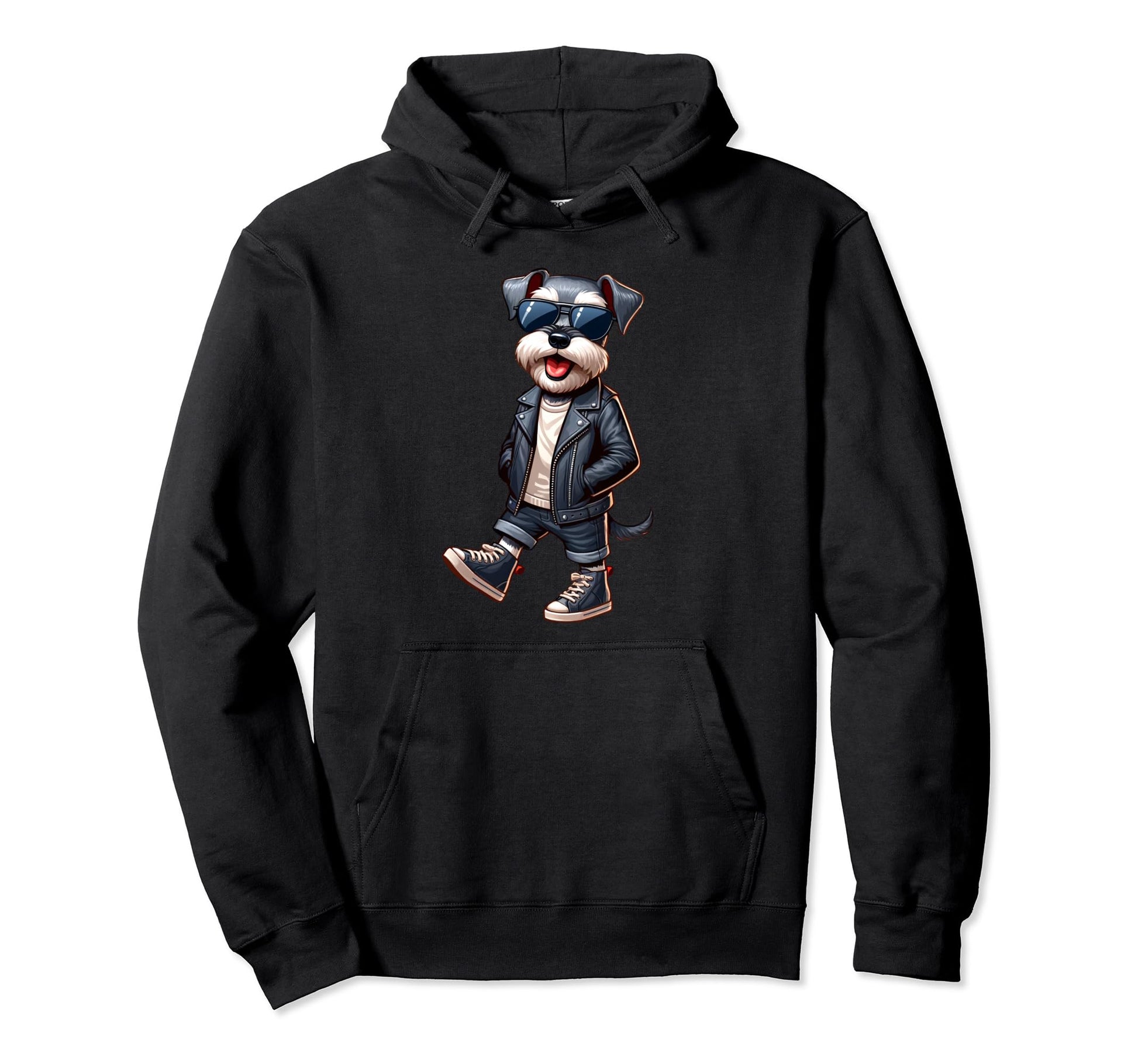 Miniature Schnauzer Dog Jacket Outfit Dog Hoodie - Streetwear Style Unisex - T-Shirt, Sweatshirt, Hoodie