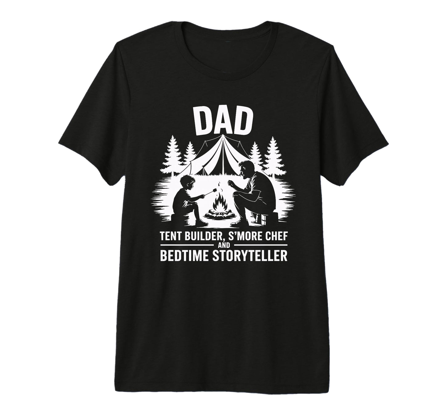 Funny Camping Dad Camper And Nature T-Shirt - Trendy Graphic for Adults - T-Shirt, Sweatshirt, Hoodie