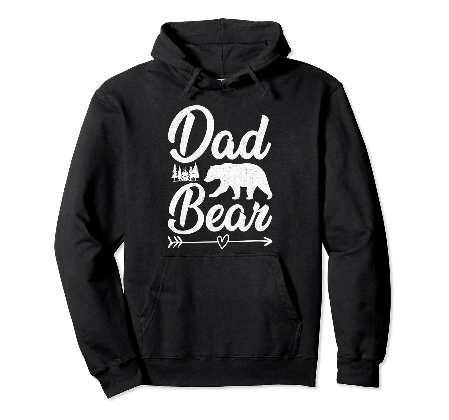 Dad Bear Funny Dad Camping Fathers Day Hoodie - Graphic Print for Adults - T-Shirt, Sweatshirt, Hoodie