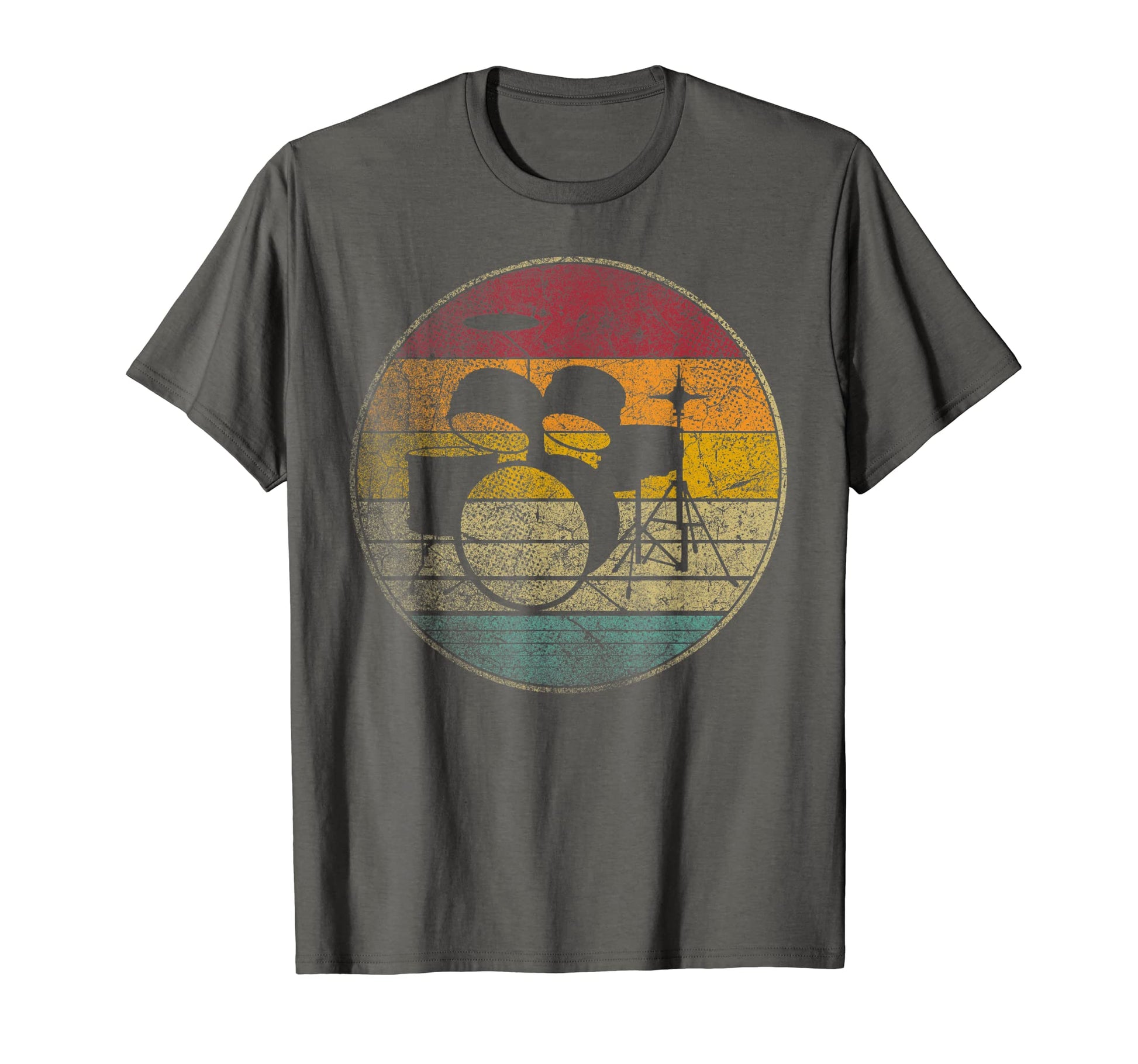 Drummer Drums Music Musician 70S 80S T-Shirt - Custom Art Print Men Women - T-Shirt, Sweatshirt, Hoodie