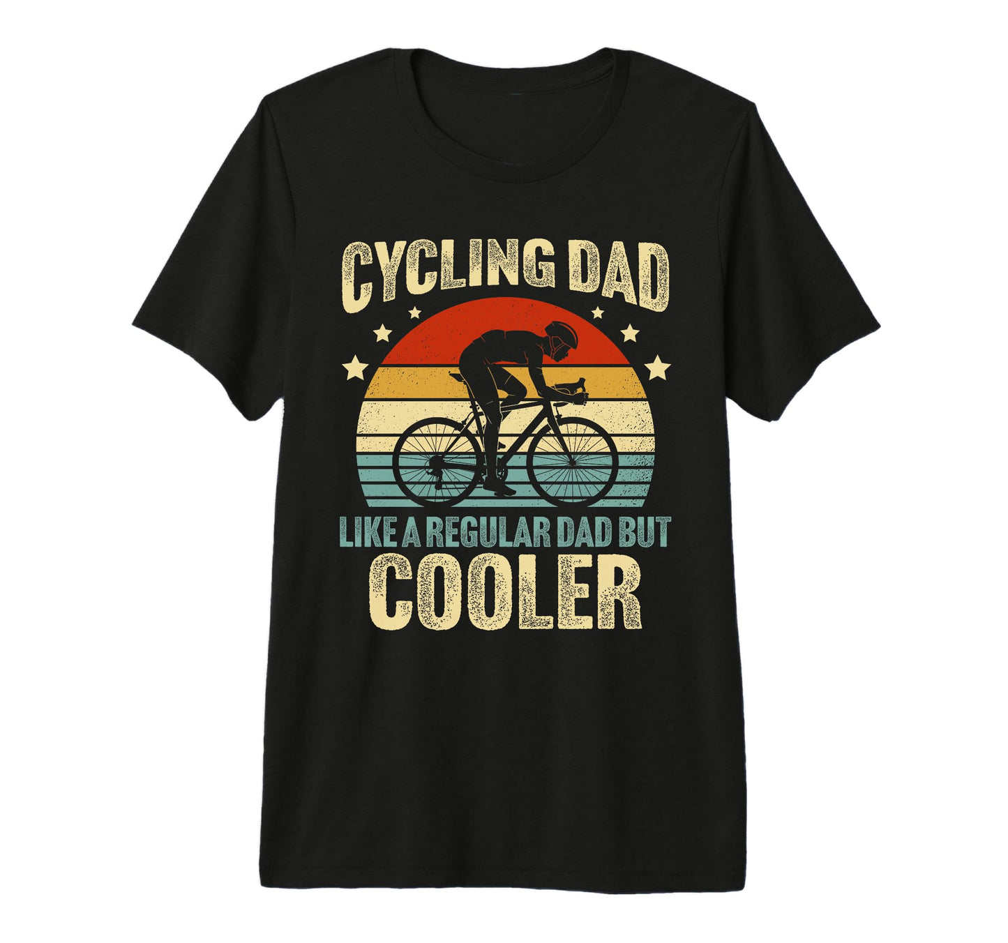 Cycling Dad Like Regular Dad But T-Shirt - Aesthetic Graphic Men Women - T-Shirt, Sweatshirt, Hoodie