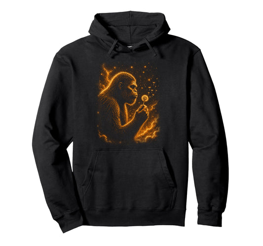 Blowing Wishes Bigfoot Blowing Hoodie - Streetwear Style for Adults - T-Shirt, Sweatshirt, Hoodie