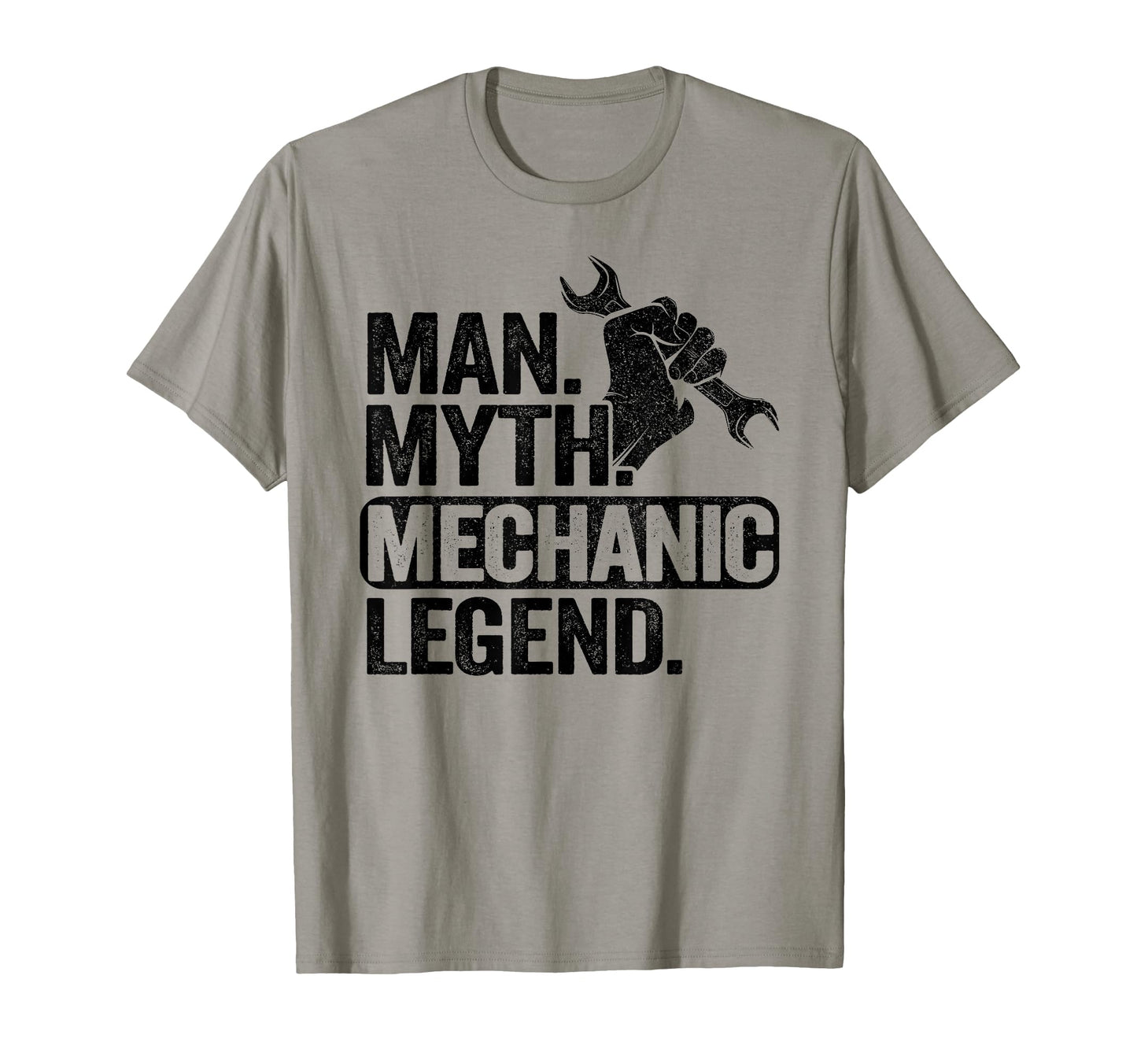 Myth Mechanic Legend Car Guy Garage T-Shirt - Novelty Apparel for Adults - T-Shirt, Sweatshirt, Hoodie