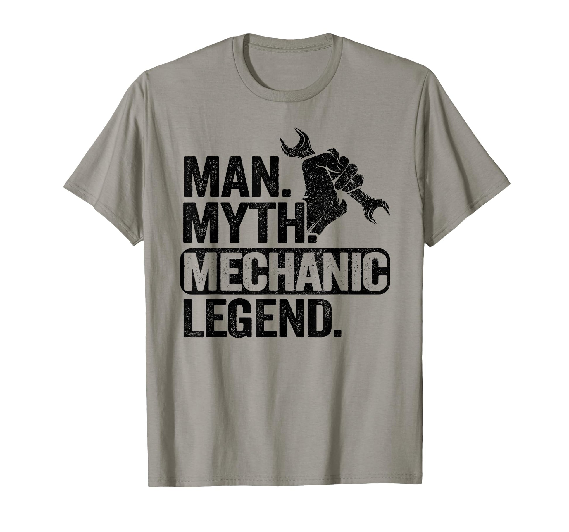Myth Mechanic Legend Car Guy Garage T-Shirt - Novelty Apparel for Adults - T-Shirt, Sweatshirt, Hoodie