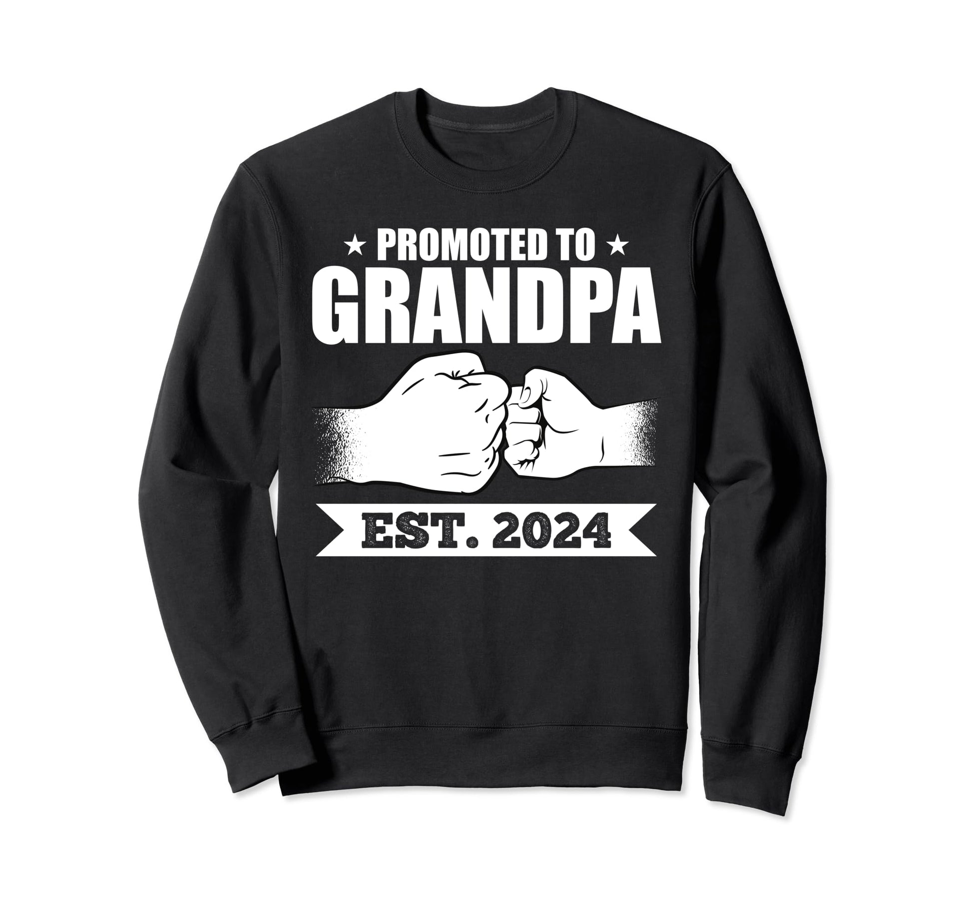 Promoted To Grandpa 2024 Soon To Sweatshirt - Casual Everyday Wear Unisex - T-Shirt, Sweatshirt, Hoodie