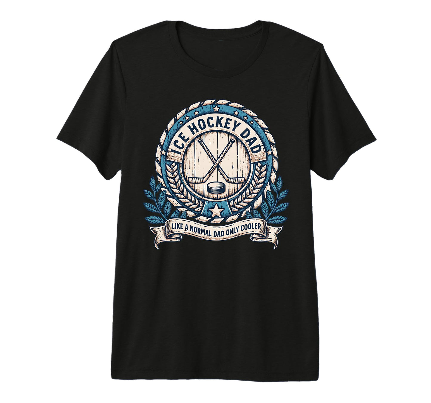 Mens Usa Ice Hockey Dad Like Normal Dad T-Shirt - Unique Graphic Men Women - T-Shirt, Sweatshirt, Hoodie