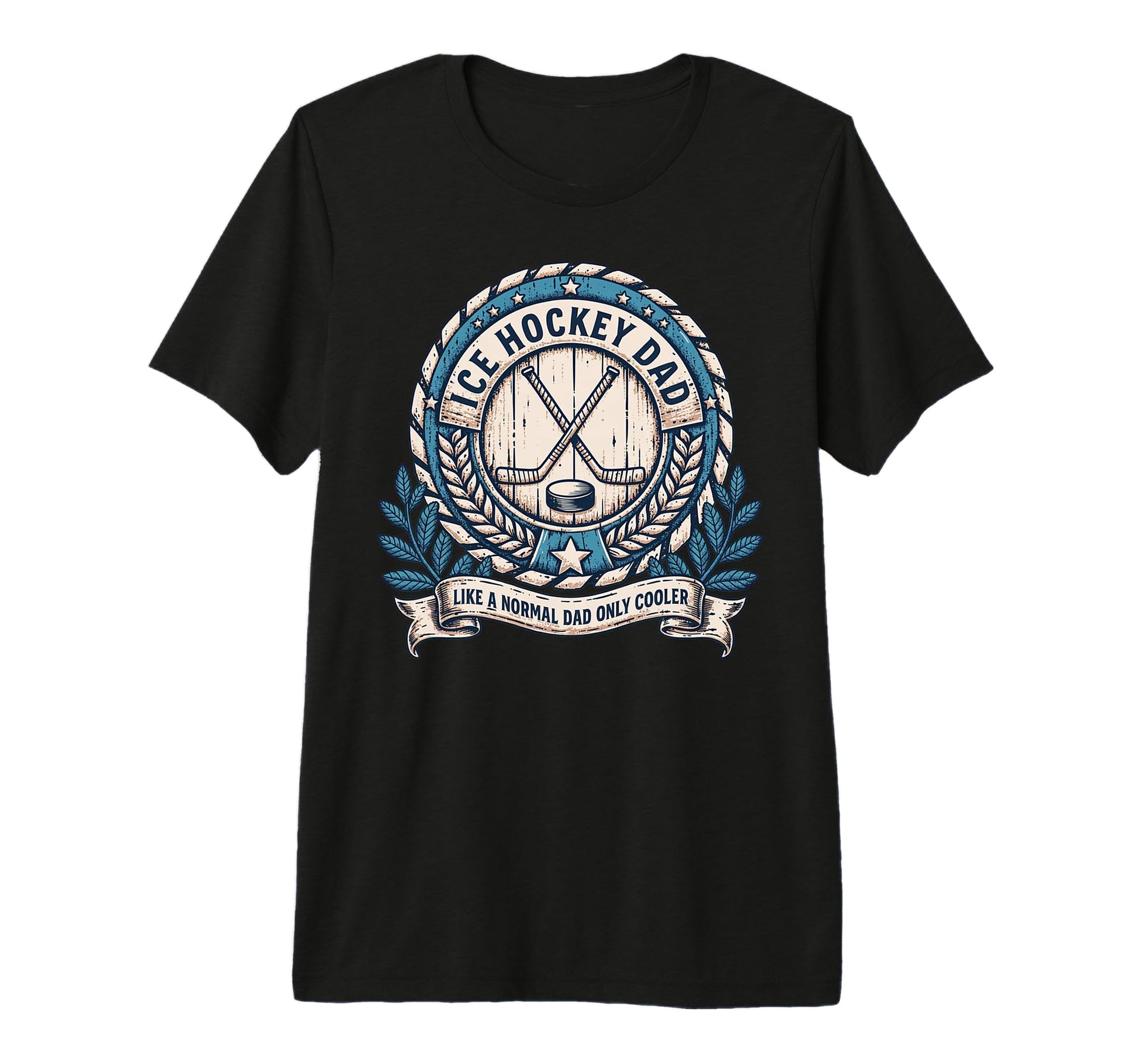 Mens Usa Ice Hockey Dad Like Normal Dad T-Shirt - Unique Graphic Men Women - T-Shirt, Sweatshirt, Hoodie
