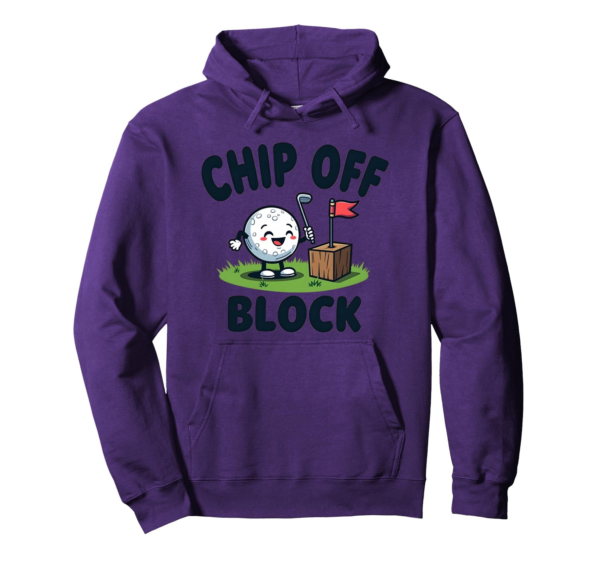 Chip Off Block Funny Golf Dad Hoodie - Unique Graphic Unisex - T-Shirt, Sweatshirt, Hoodie
