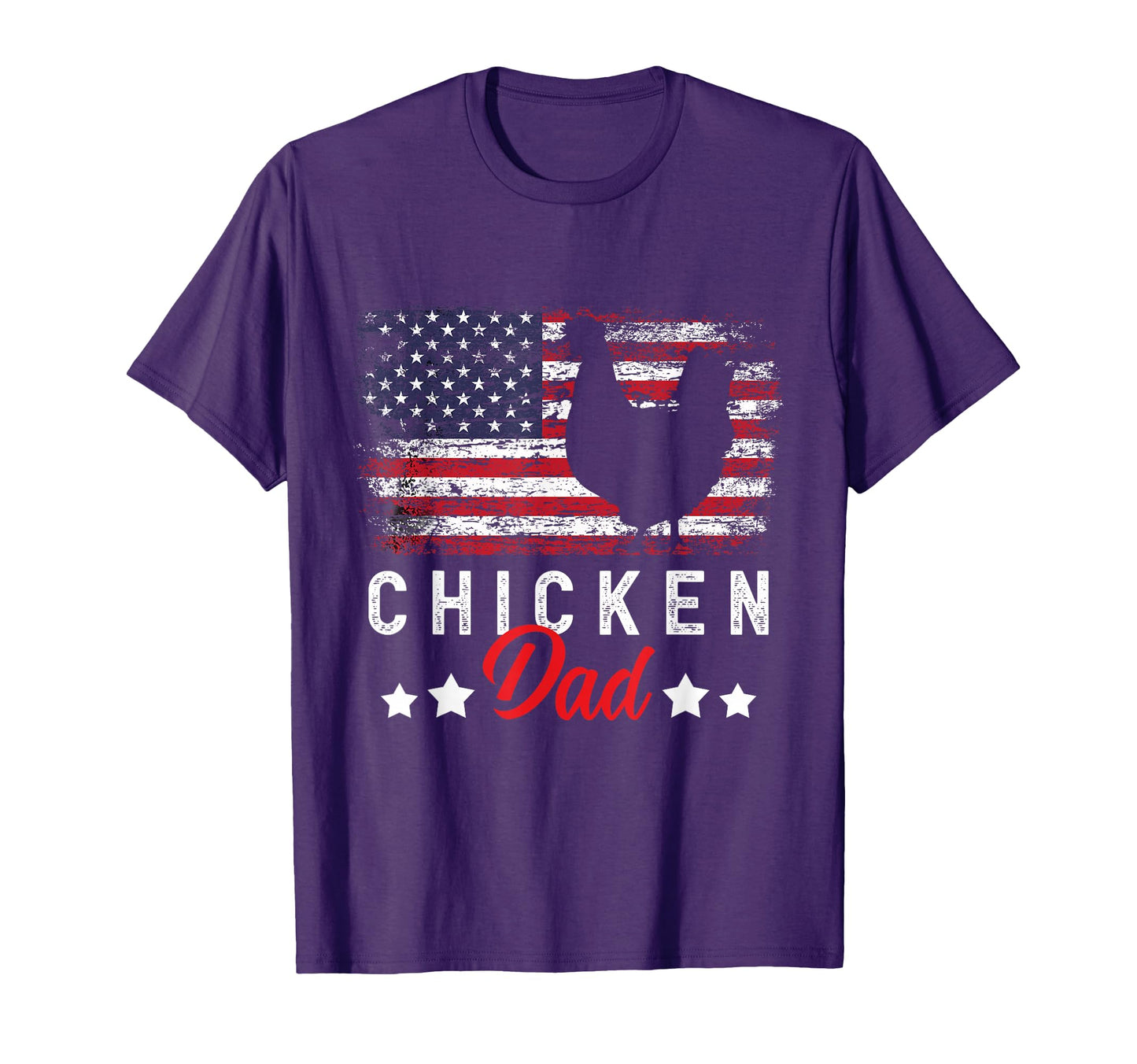 Funny Farmer Father Gift Chicken Dad T-Shirt - Graphic Print Unisex - T-Shirt, Sweatshirt, Hoodie
