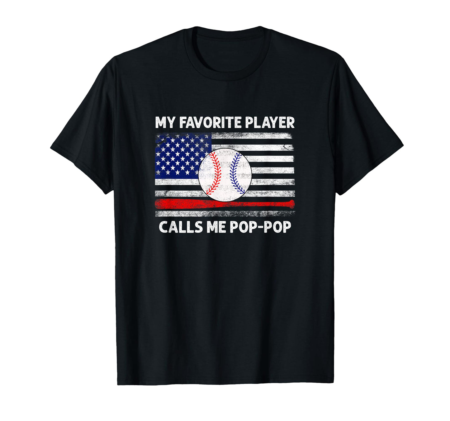 My Favorite Player Calls Me Pop Pop T-Shirt - Aesthetic Graphic Men Women - T-Shirt, Sweatshirt, Hoodie