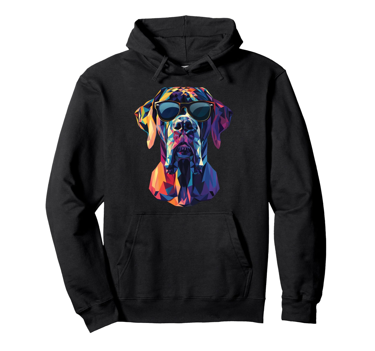 Dog Dad Mom Sunglasses Great Dane Hoodie - Minimalist Print Unisex - T-Shirt, Sweatshirt, Hoodie