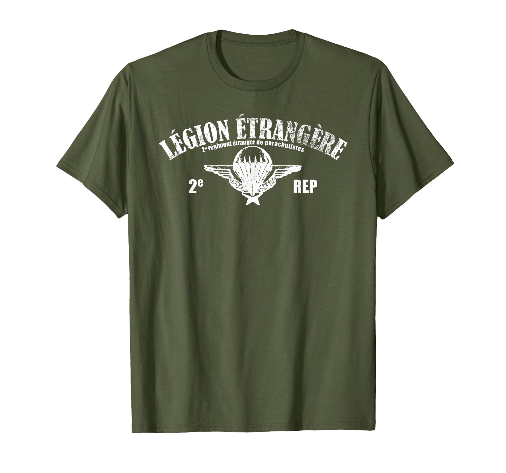 Foreign Legion Paratrooper 2 Rep T-Shirt - Fun Novelty Design for Adults - T-Shirt, Sweatshirt, Hoodie