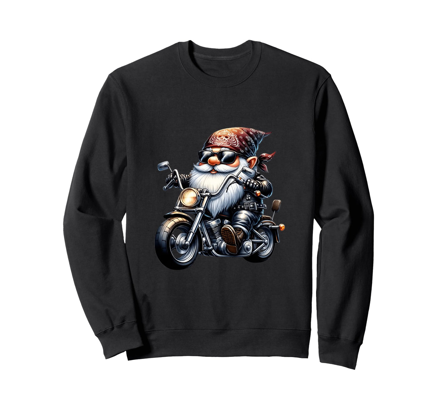 Funny Motorcycle Rider Oldschool Sweatshirt - Streetwear Style Men Women - T-Shirt, Sweatshirt, Hoodie