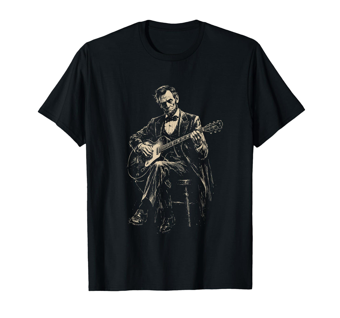 Abraham Lincoln Abe Lincoln Playing T-Shirt - Trendy Graphic for Adults - T-Shirt, Sweatshirt, Hoodie