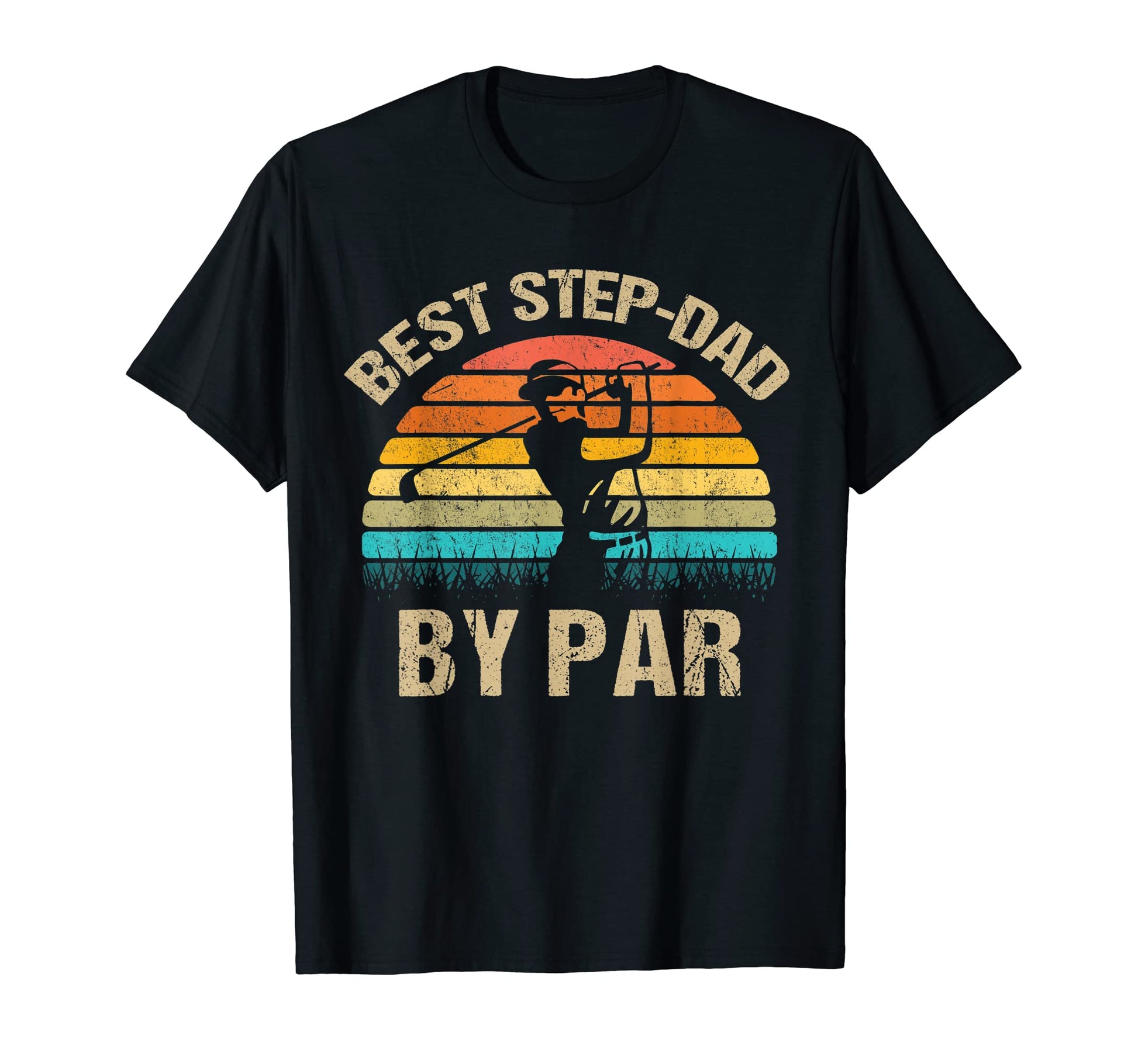 Mens Funny Best Step Dad Par Fathers T-Shirt - Custom Art Print Men Women - T-Shirt, Sweatshirt, Hoodie