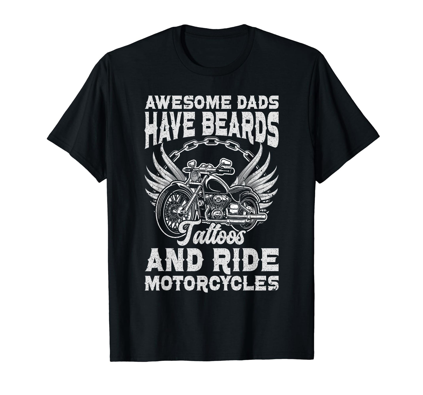 Awesome Dad Beard Tattoos And T-Shirt - Aesthetic Graphic for Adults - T-Shirt, Sweatshirt, Hoodie
