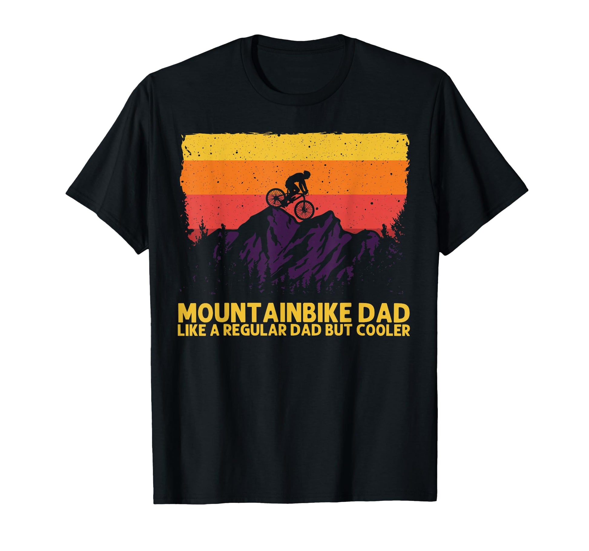 Mountain Bike Dad Papa Downhill Mtb T-Shirt - Graphic Print Men Women - T-Shirt, Sweatshirt, Hoodie