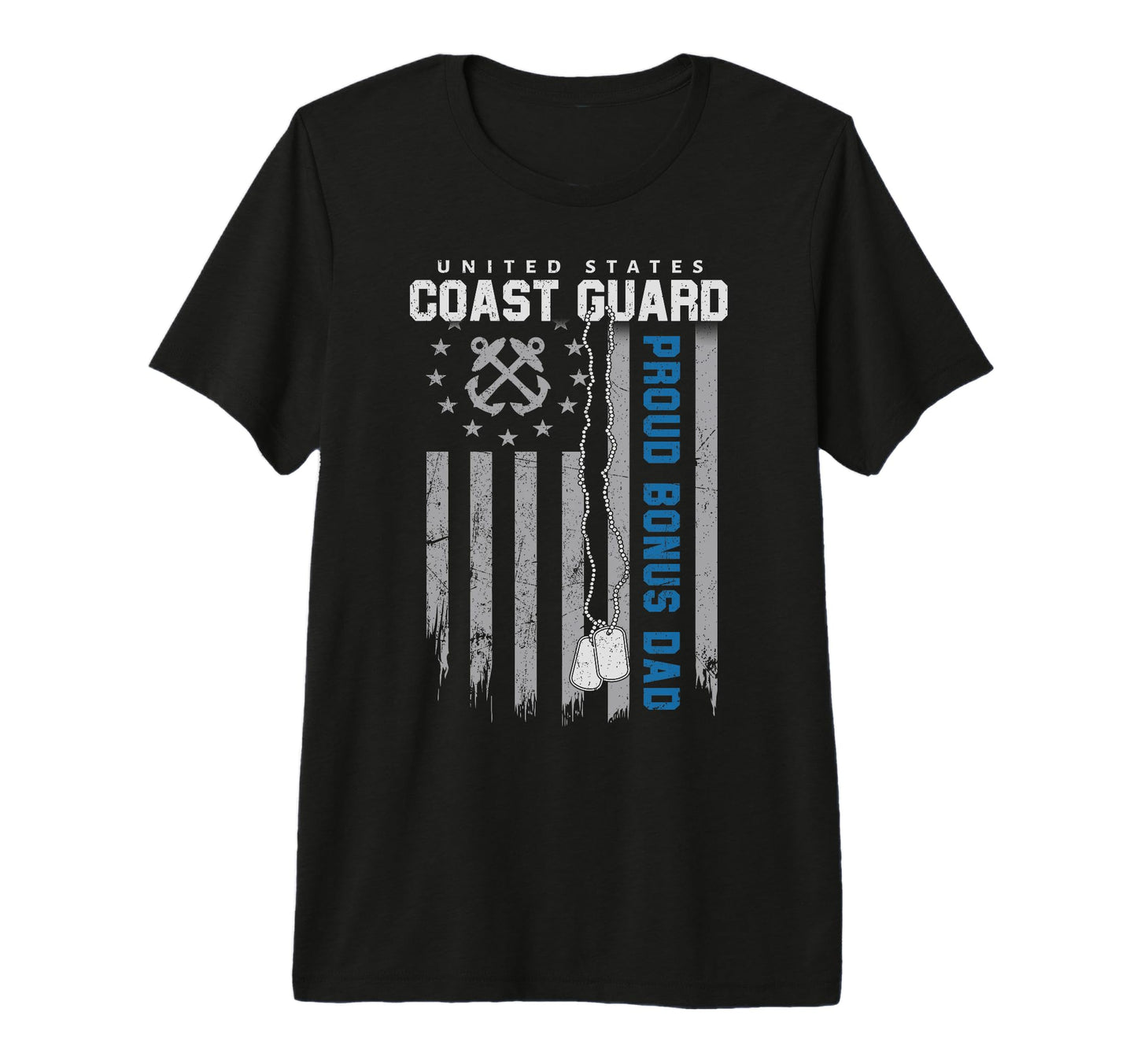 Mens Proud Coast Guard Bonus Dad Us T-Shirt - Streetwear Style Men Women - T-Shirt, Sweatshirt, Hoodie
