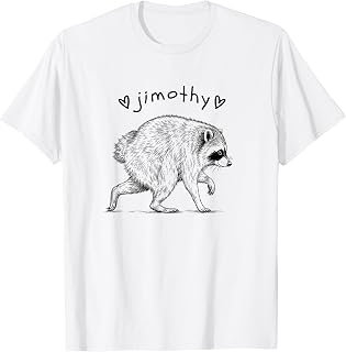 Jimothy Cute Viral Short Spined Racoon T-Shirt Unisex T-shirt, Sweatshirt, Hoodie, Long Sleeve Tee - T-Shirt, Sweatshirt, Hoodie