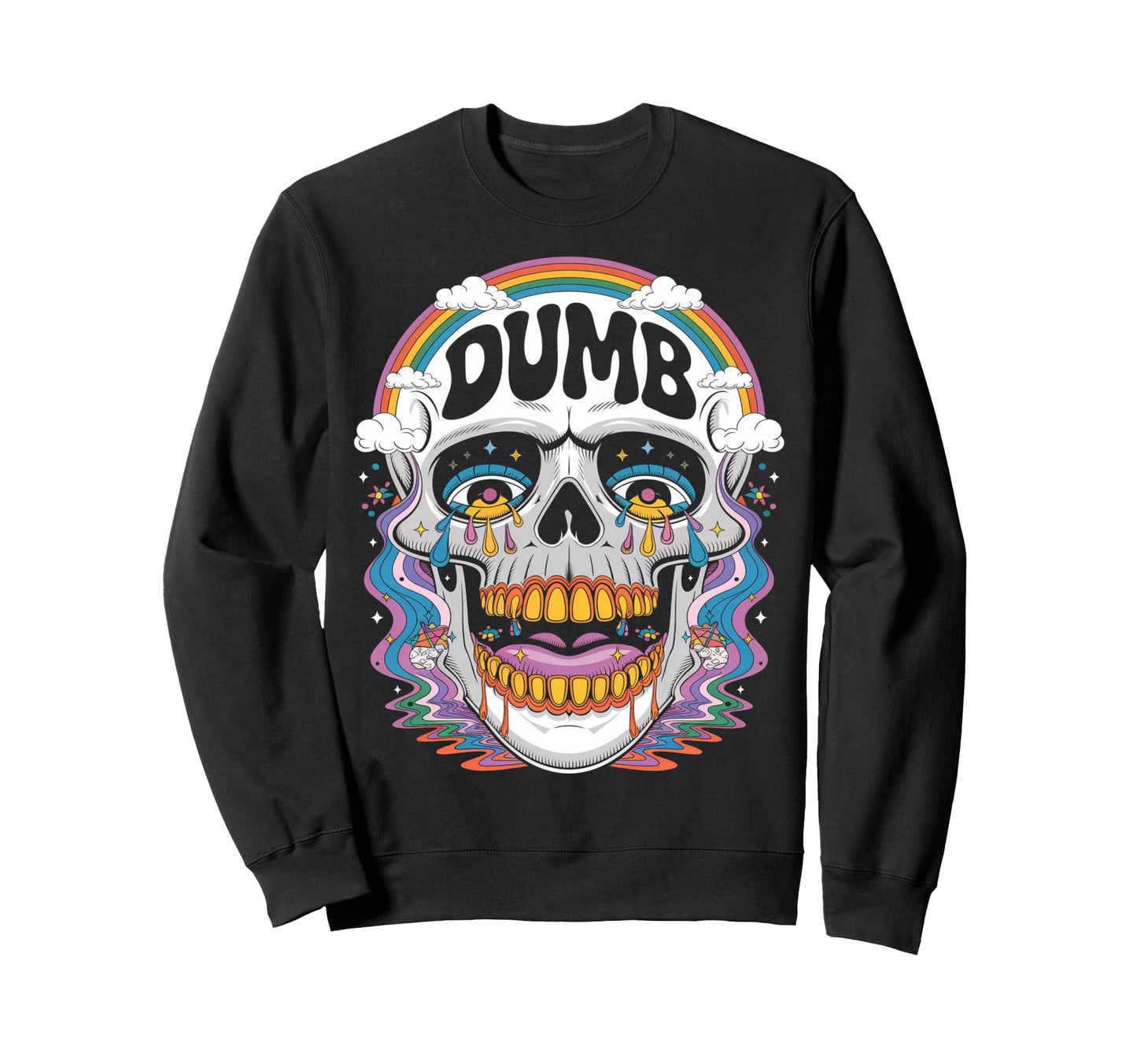 Gothic Mens Womens Tops Skeleton Sweatshirt - Minimalist Print Men Women - T-Shirt, Sweatshirt, Hoodie