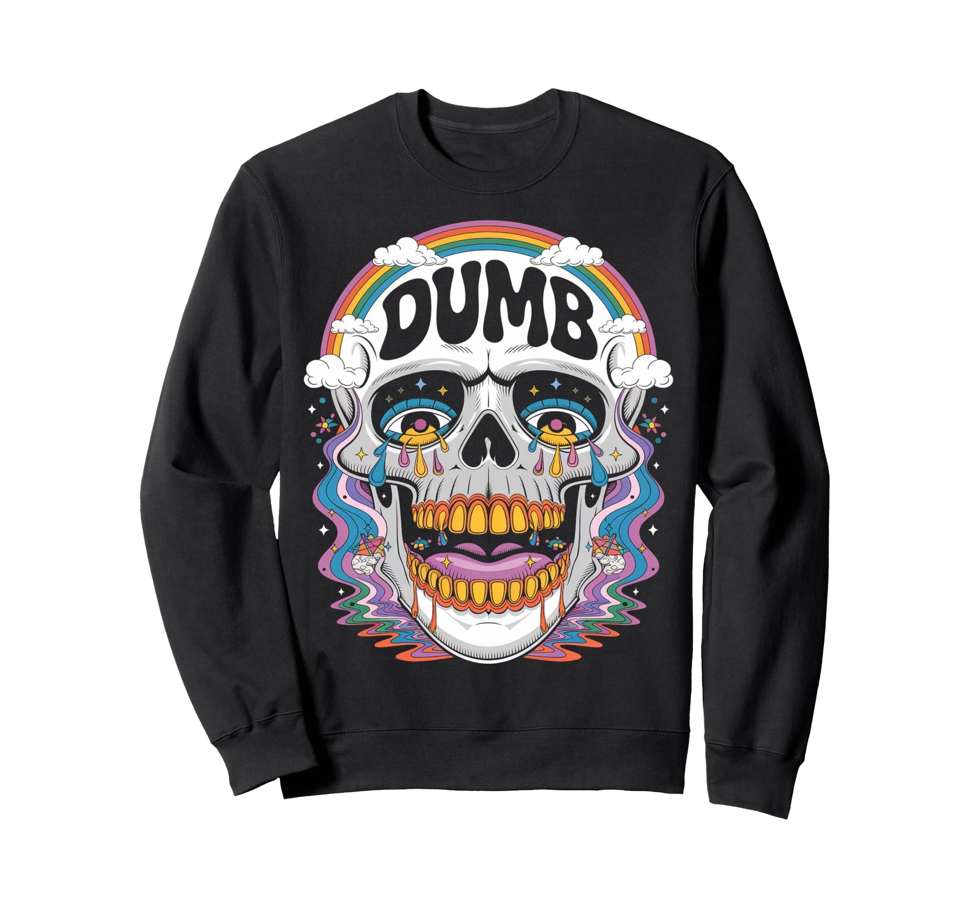 Gothic Mens Womens Tops Skeleton Sweatshirt - Minimalist Print Men Women - T-Shirt, Sweatshirt, Hoodie