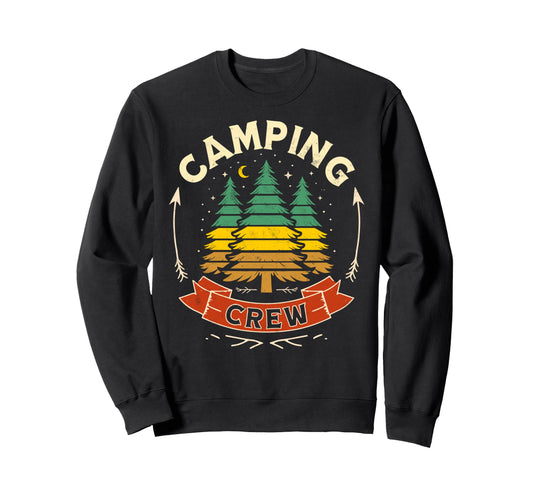 Camping Crew Group Matching Funny Sweatshirt - Unique Graphic for Adults - T-Shirt, Sweatshirt, Hoodie