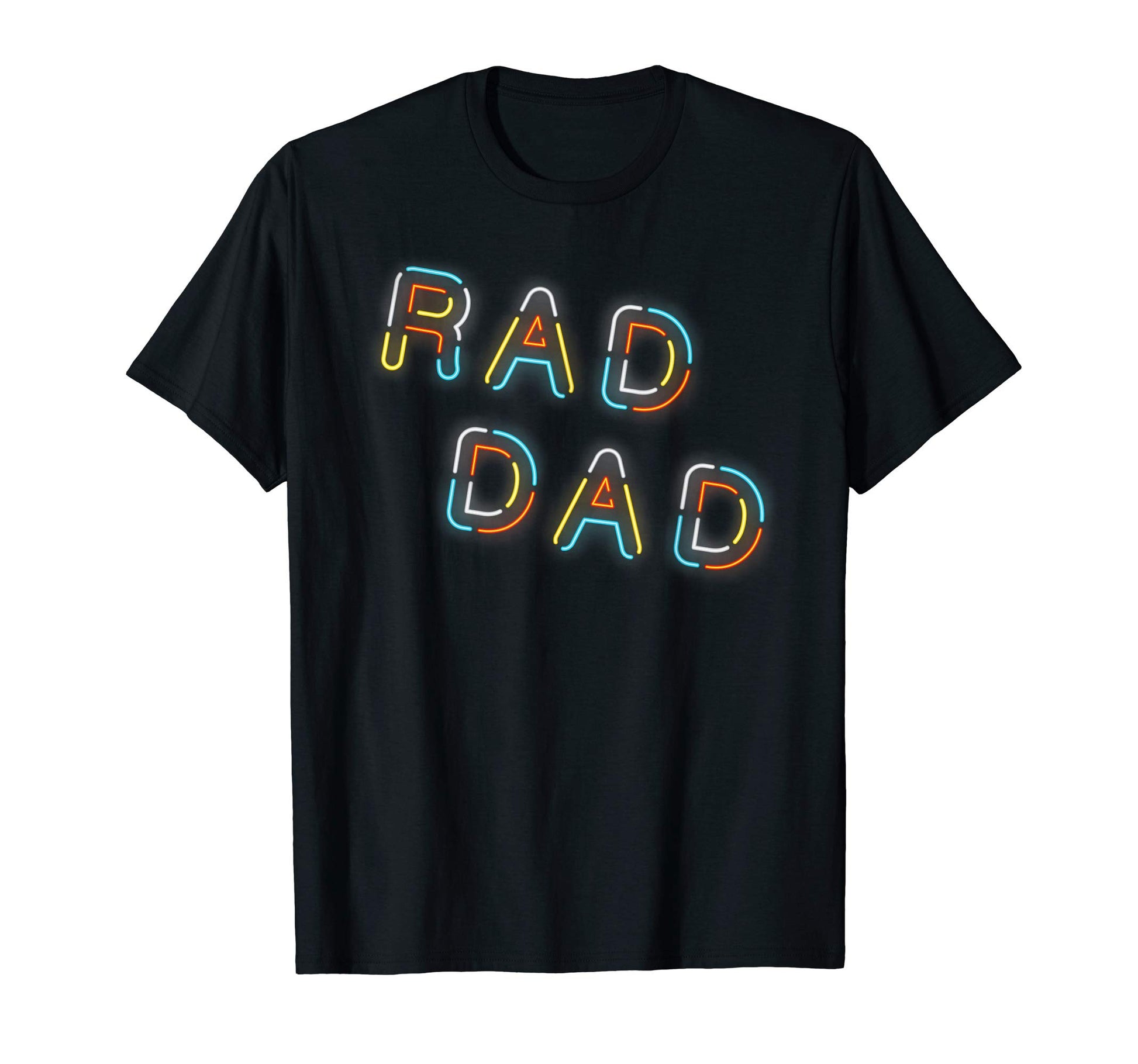 Mens Rad Dad 80S Fan Fathers Day Gift T-Shirt - Graphic Print for Adults - T-Shirt, Sweatshirt, Hoodie