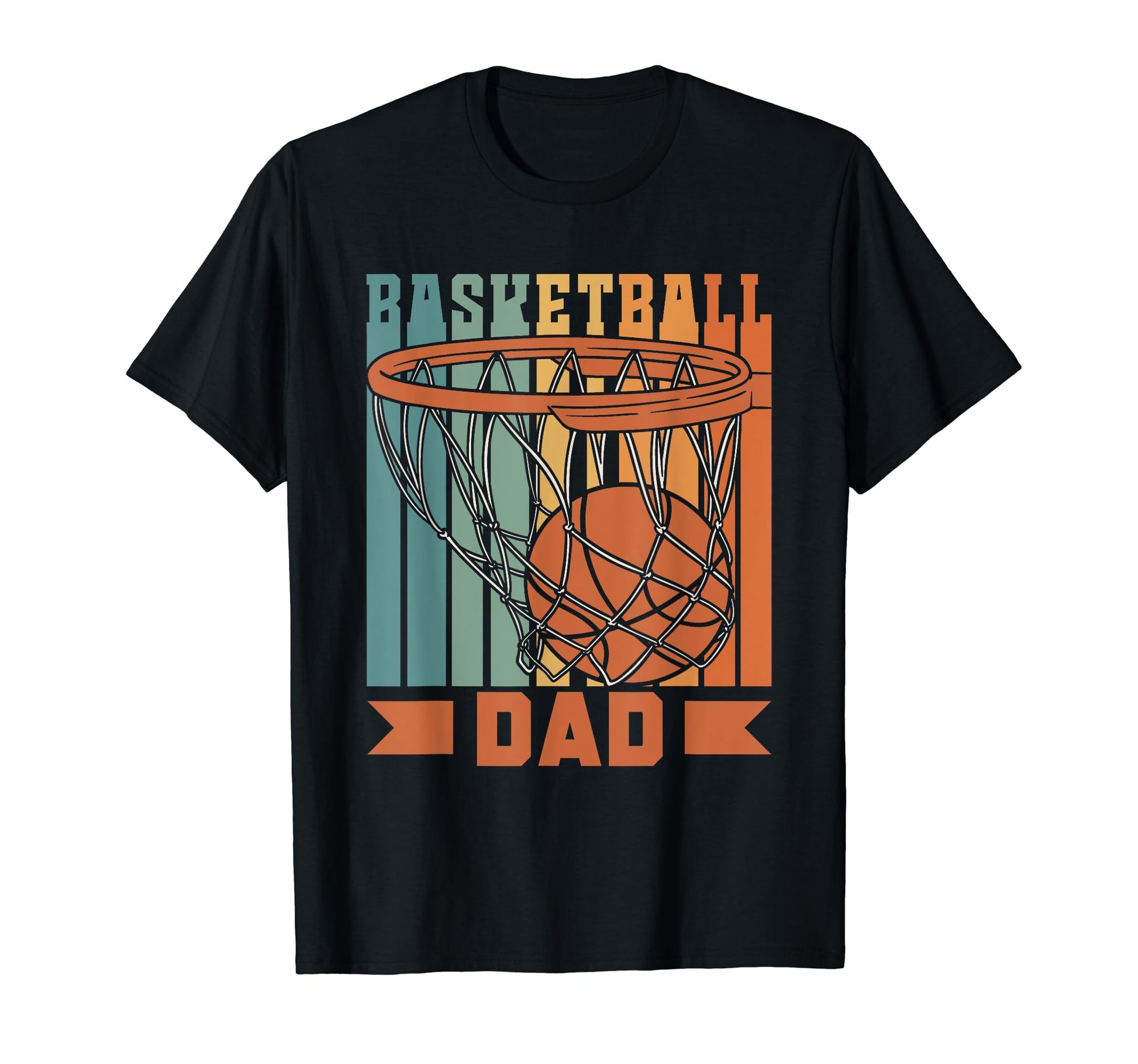 Basketball Dad Basketballer Father Daddy T-Shirt - Custom Art Print Unisex - T-Shirt, Sweatshirt, Hoodie