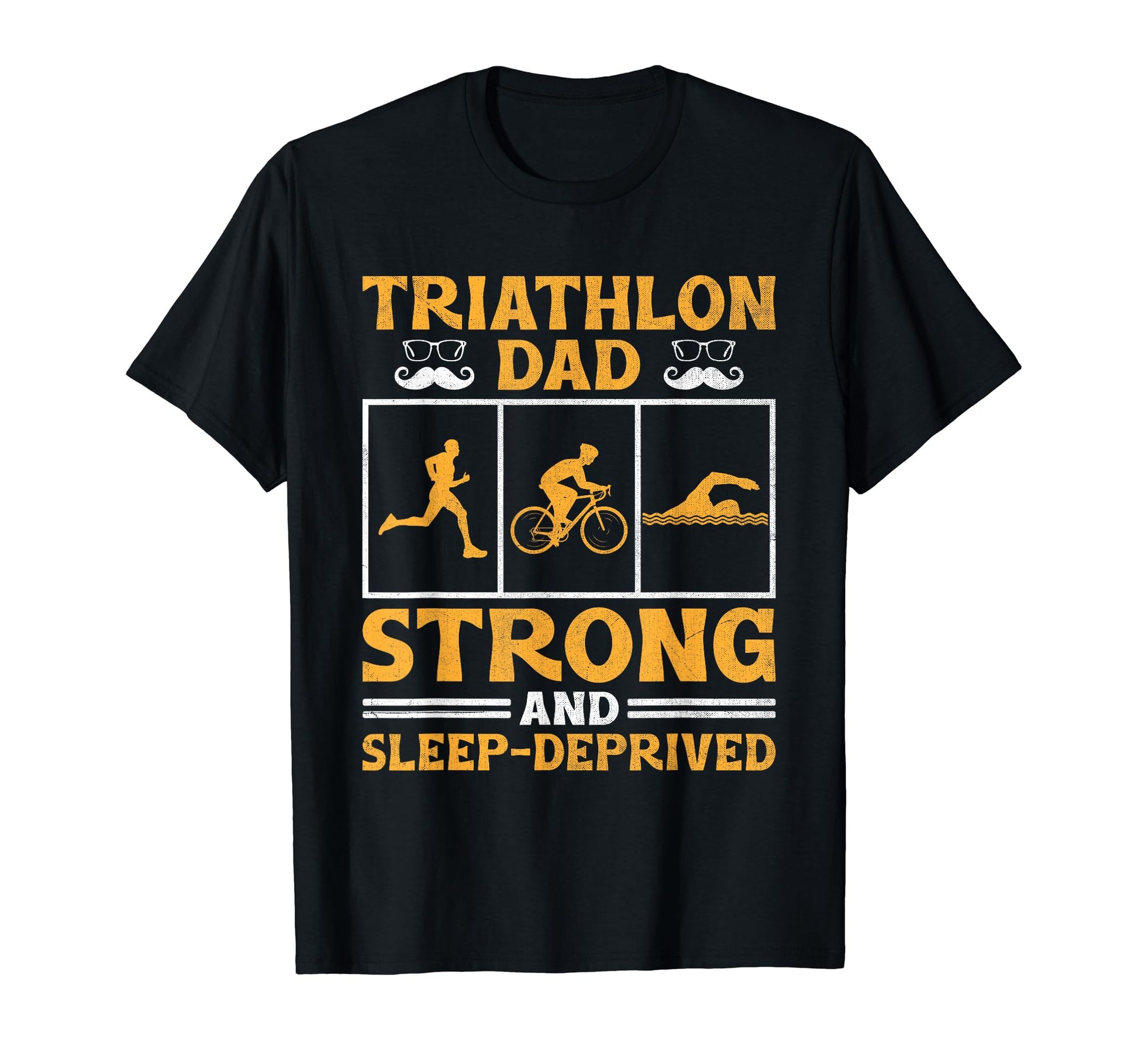 Triathlon Dad Swim Bike Run T-Shirt - Streetwear Style Men Women - T-Shirt, Sweatshirt, Hoodie