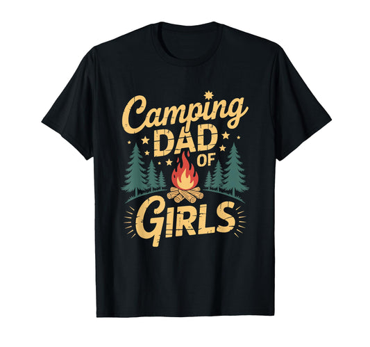 Camping Dad Outdoor Camp Camper Father T-Shirt - Graphic Print Men Women - T-Shirt, Sweatshirt, Hoodie