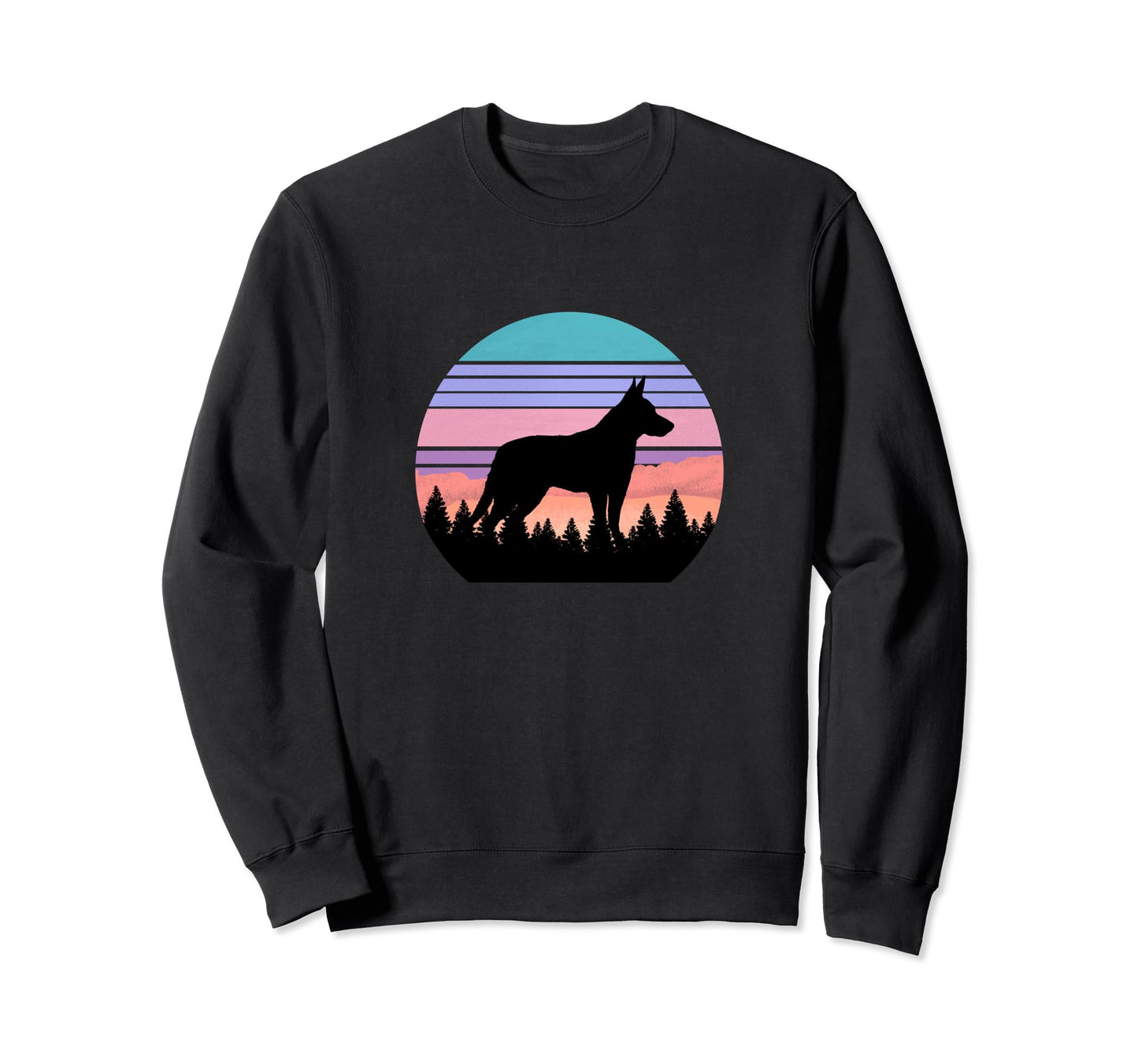 Sky Mountains Koolie Dog Sweatshirt - Fun Novelty Design Men Women - T-Shirt, Sweatshirt, Hoodie