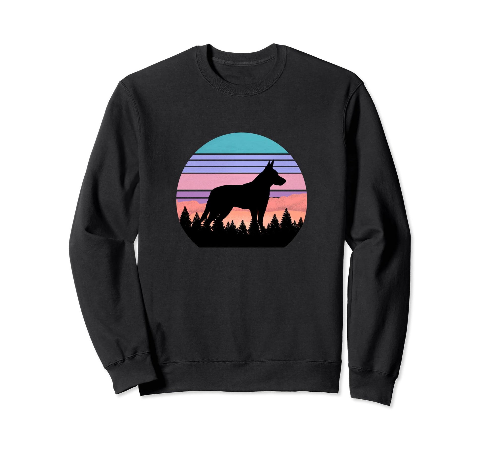 Sky Mountains Koolie Dog Sweatshirt - Fun Novelty Design Men Women - T-Shirt, Sweatshirt, Hoodie