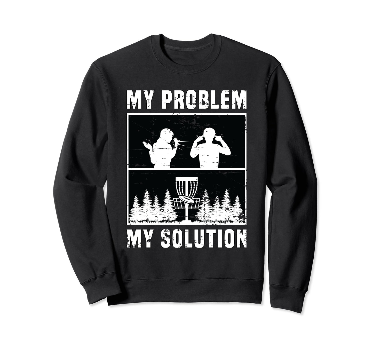My Problem My Pictogram Dad Mom Sweatshirt - Minimalist Print Men Women - T-Shirt, Sweatshirt, Hoodie
