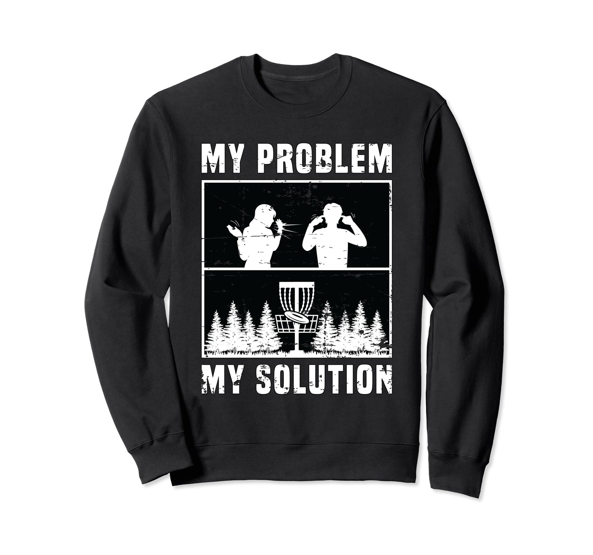 My Problem My Pictogram Dad Mom Sweatshirt - Minimalist Print Men Women - T-Shirt, Sweatshirt, Hoodie