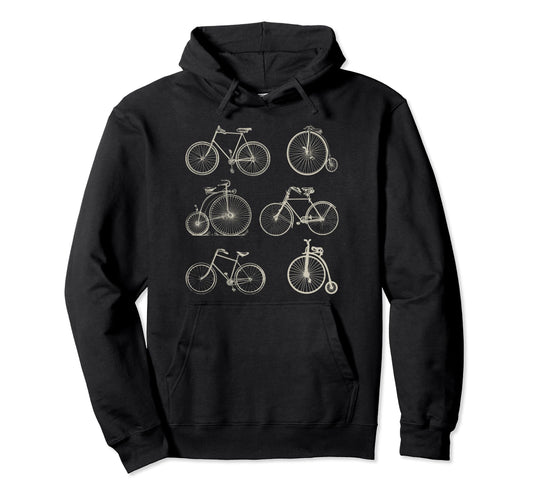 Bikes Cycling Bicycle Cyclist Hoodie - Graphic Print Unisex - T-Shirt, Sweatshirt, Hoodie