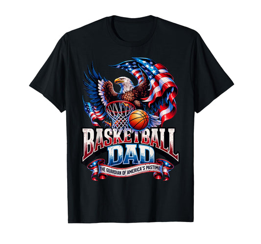 American Flag Basketball Patriotic T-Shirt - Fun Novelty Design Men Women - T-Shirt, Sweatshirt, Hoodie