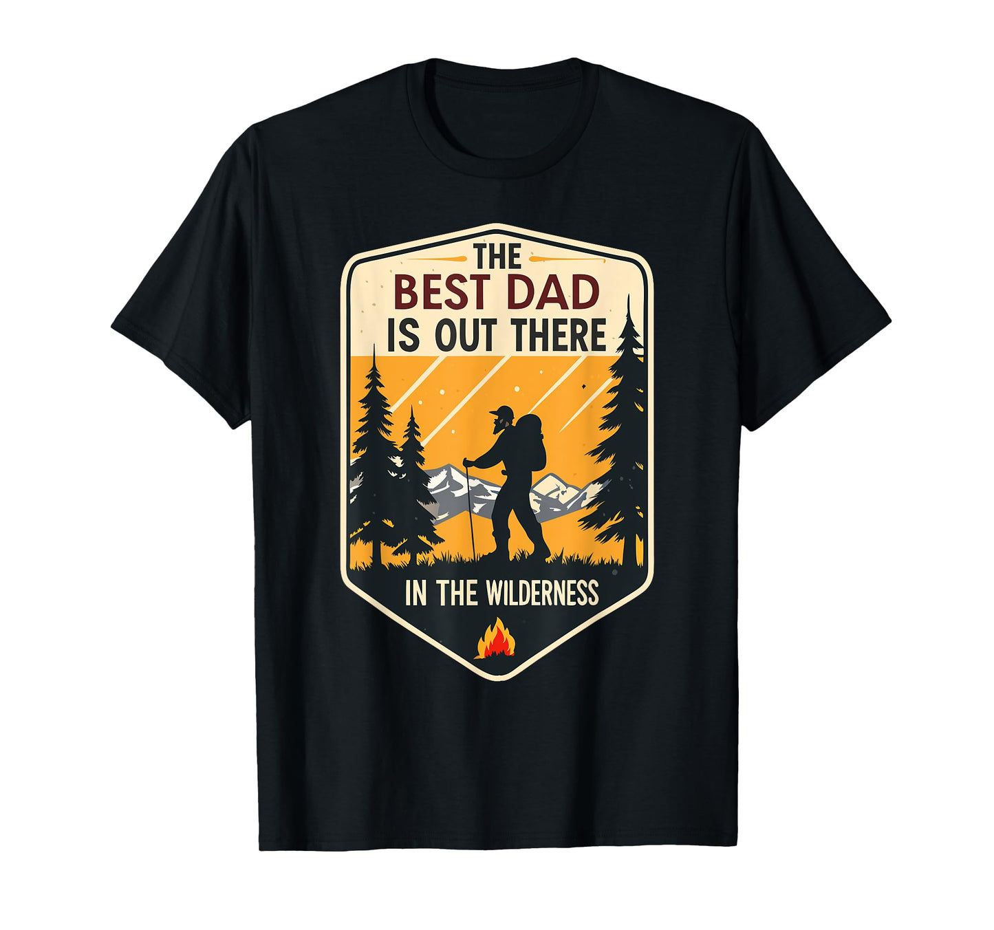 Hiking Papa Fathers Day Best Dad T-Shirt - Aesthetic Graphic Unisex - T-Shirt, Sweatshirt, Hoodie