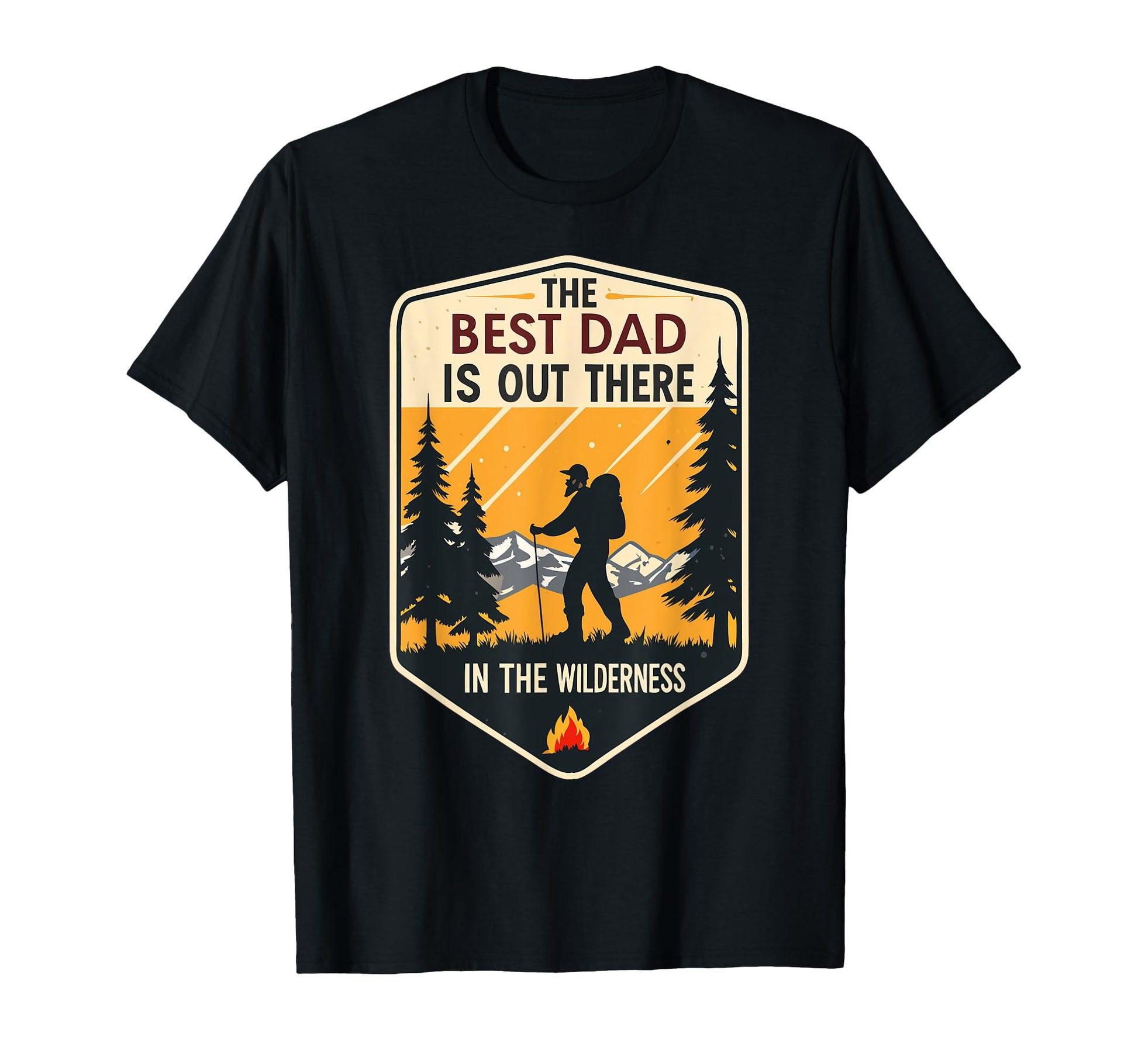 Hiking Papa Fathers Day Best Dad T-Shirt - Aesthetic Graphic Unisex - T-Shirt, Sweatshirt, Hoodie