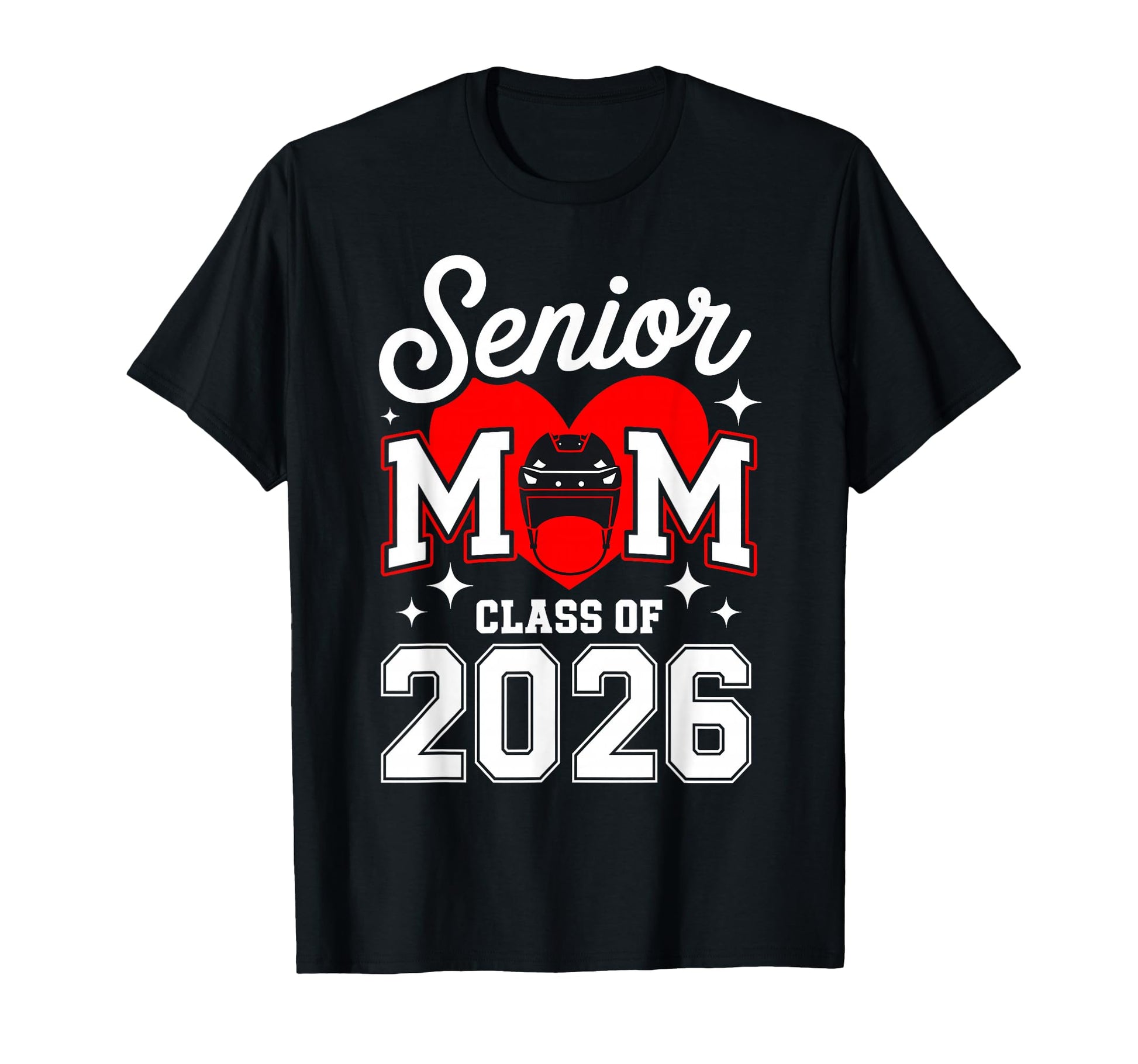 Senior Mom Class 2026 Hockey T-Shirt - Casual Everyday Wear for Adults - T-Shirt, Sweatshirt, Hoodie