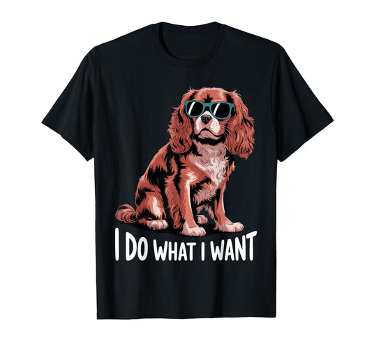 Cavalier King Charles Art T-Shirt - Casual Everyday Wear Men Women - T-Shirt, Sweatshirt, Hoodie