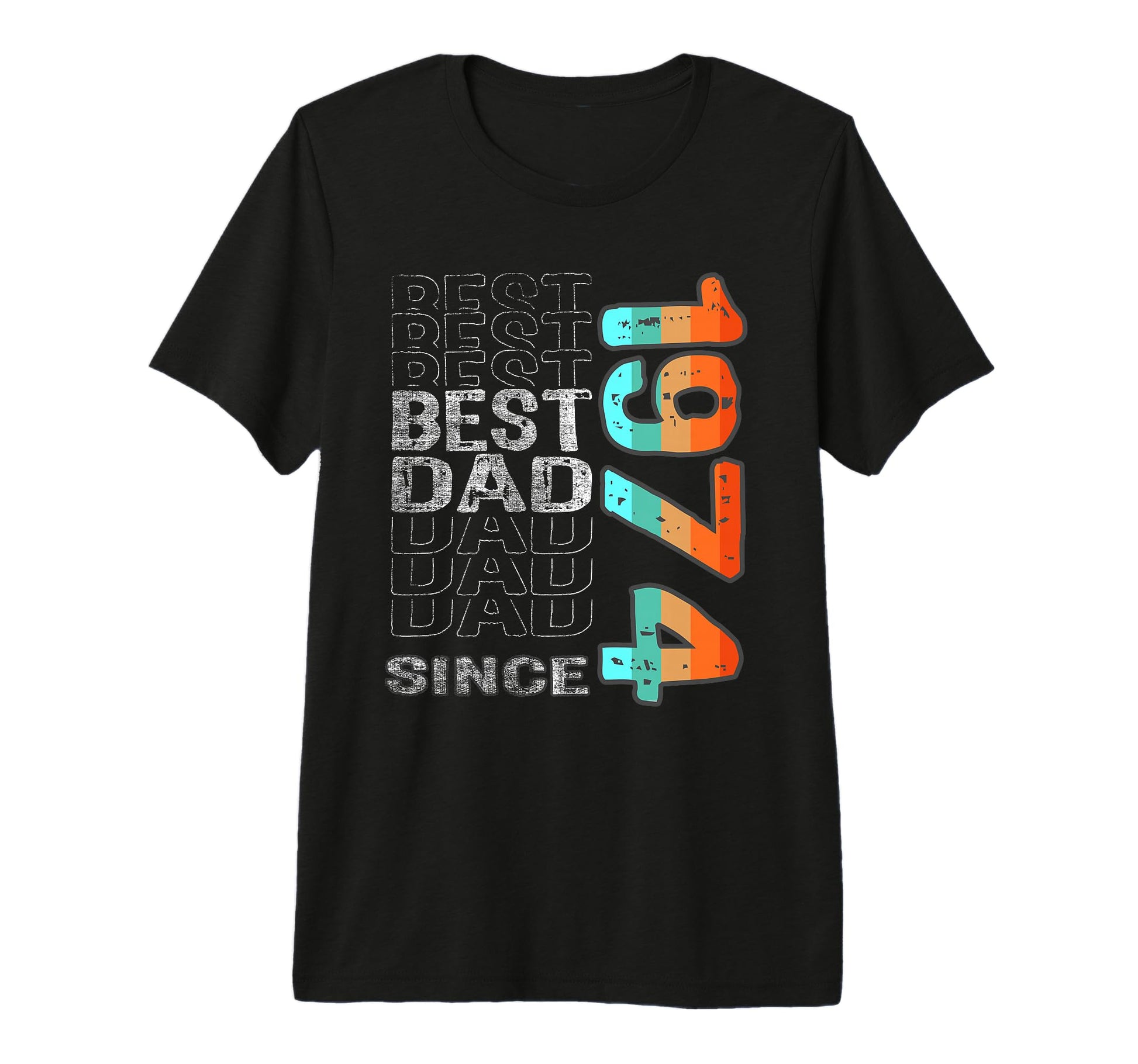 Best Dad World Since 1974 Fathers T-Shirt - Aesthetic Graphic Men Women - T-Shirt, Sweatshirt, Hoodie