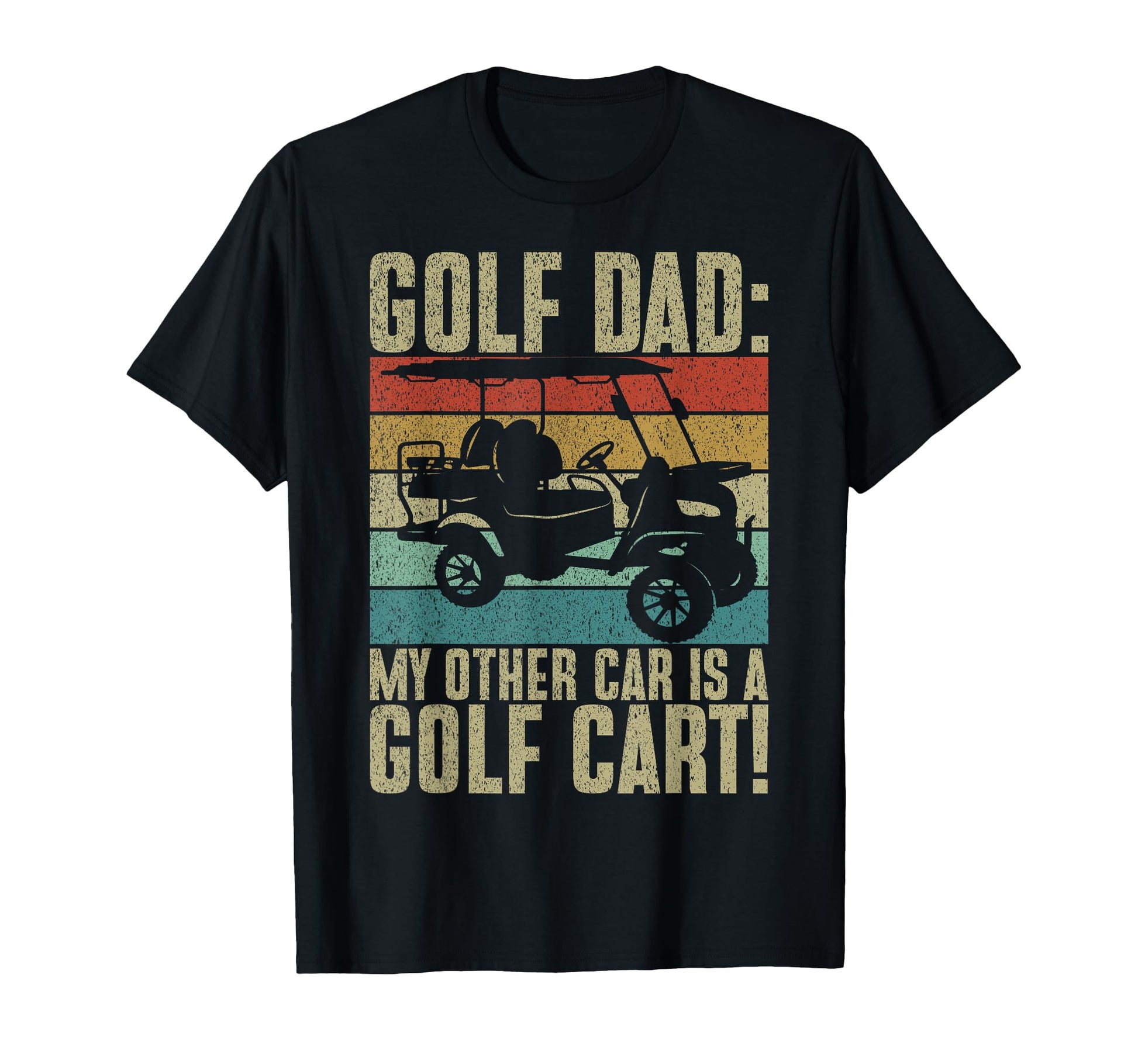 My Other Car Is Golf Cart Golf Dad T-Shirt - Minimalist Print Men Women - T-Shirt, Sweatshirt, Hoodie
